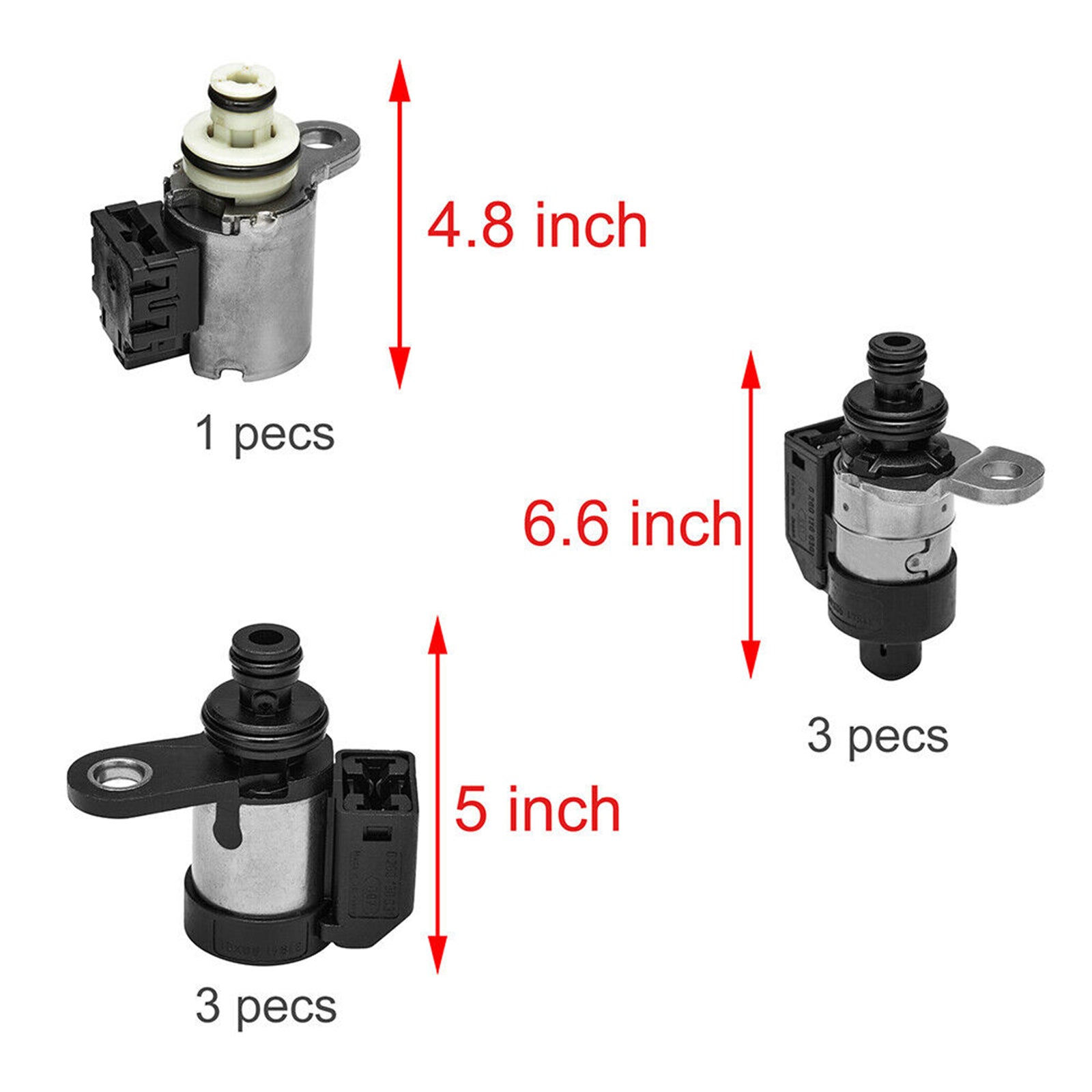 7 stks RE5R05A Transmissie Solenoid Fit Voor Infiniti Q45 G35 FX45 M45 3.5L 2003-2009