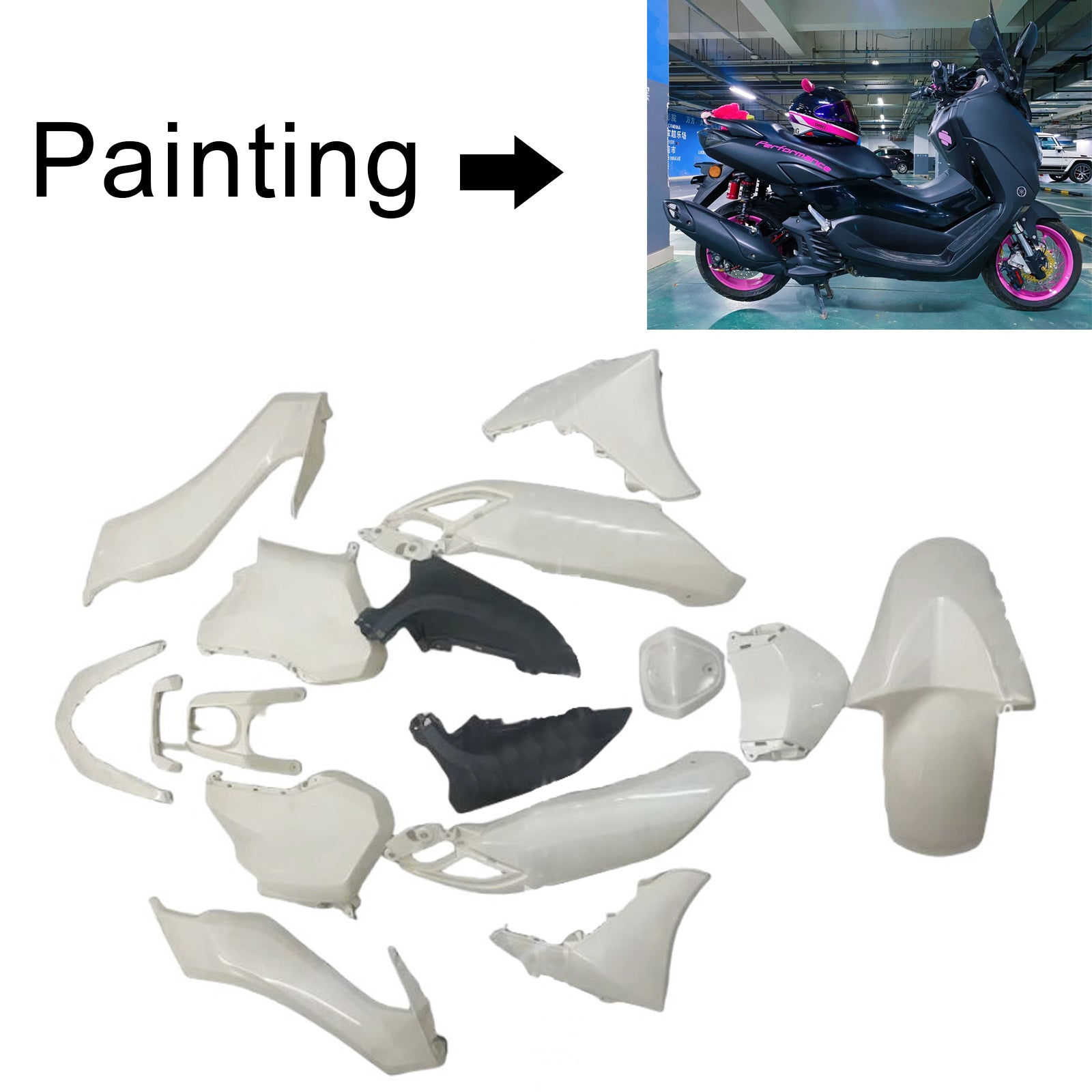 2020-2024 Yamaha NMAX 125 155 250 Injection Fairing Kit Bodywork