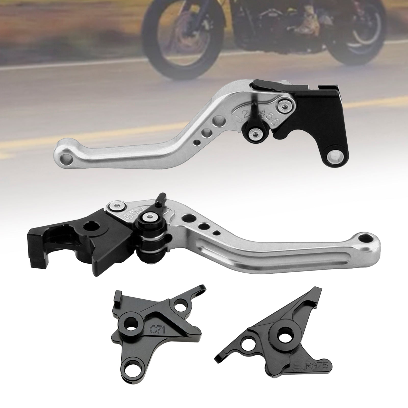 Ny kort clutchbremsespak passform for BMW R Nine T /Pure /Racer 2017-2023