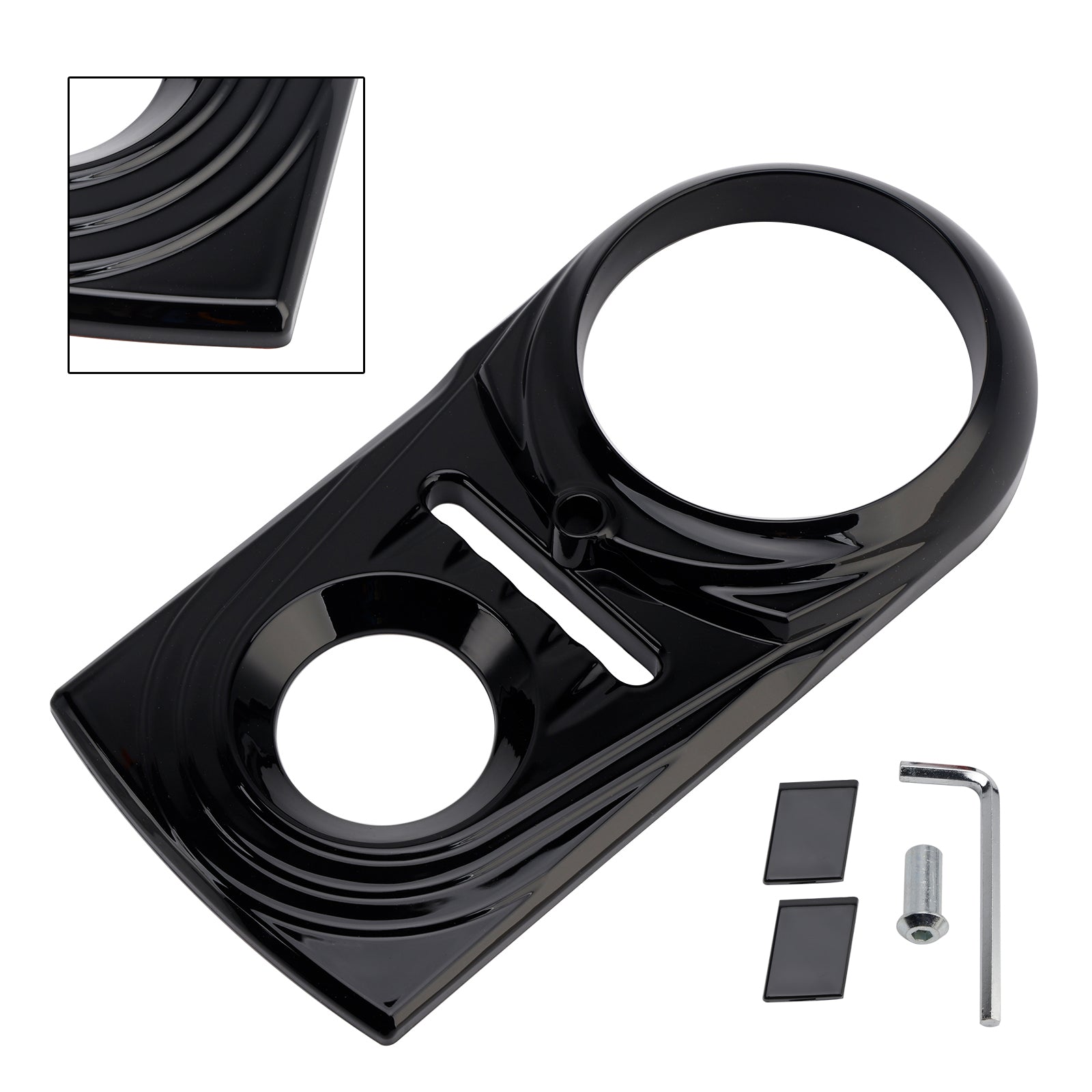 Gas Tank Dash Panel Insert Cover For Softail FLSTC FXST Street Glide