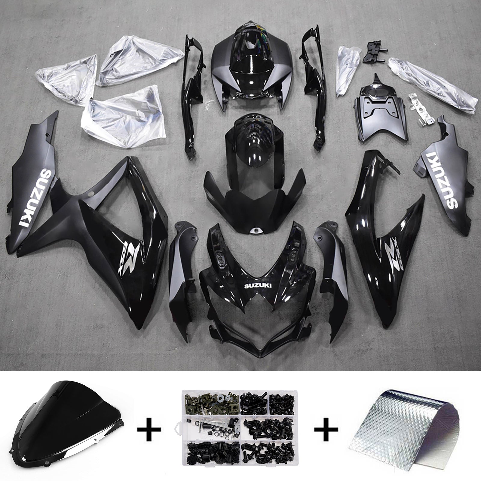 Injection Fairing Kit Bodywork Plastic ABS For Suzuki GSXR 600/750 2008-2010 K8