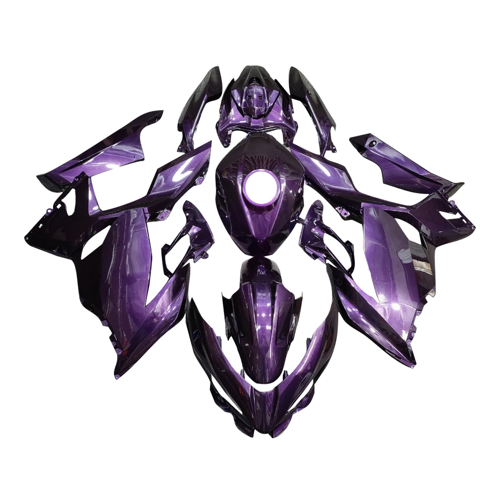 Injectiekuipset carrosserie kunststof ABS geschikt voor Kawasaki EX400 Ninja400 2018-2024