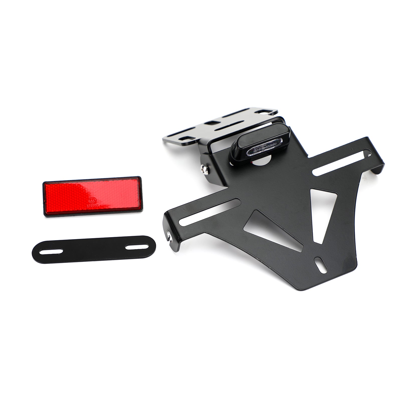 Universal Motorcycle Adjustable Angle License Number Plate Frame Holder Bracket