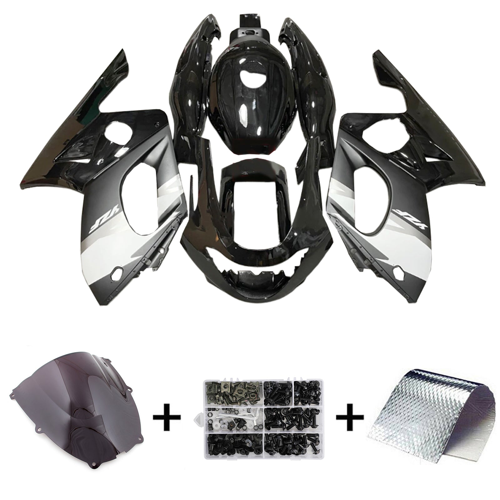 1996-2007 Yamaha YZF 600R Thundercat Kit de carénage d'injection carrosserie plastique ABS