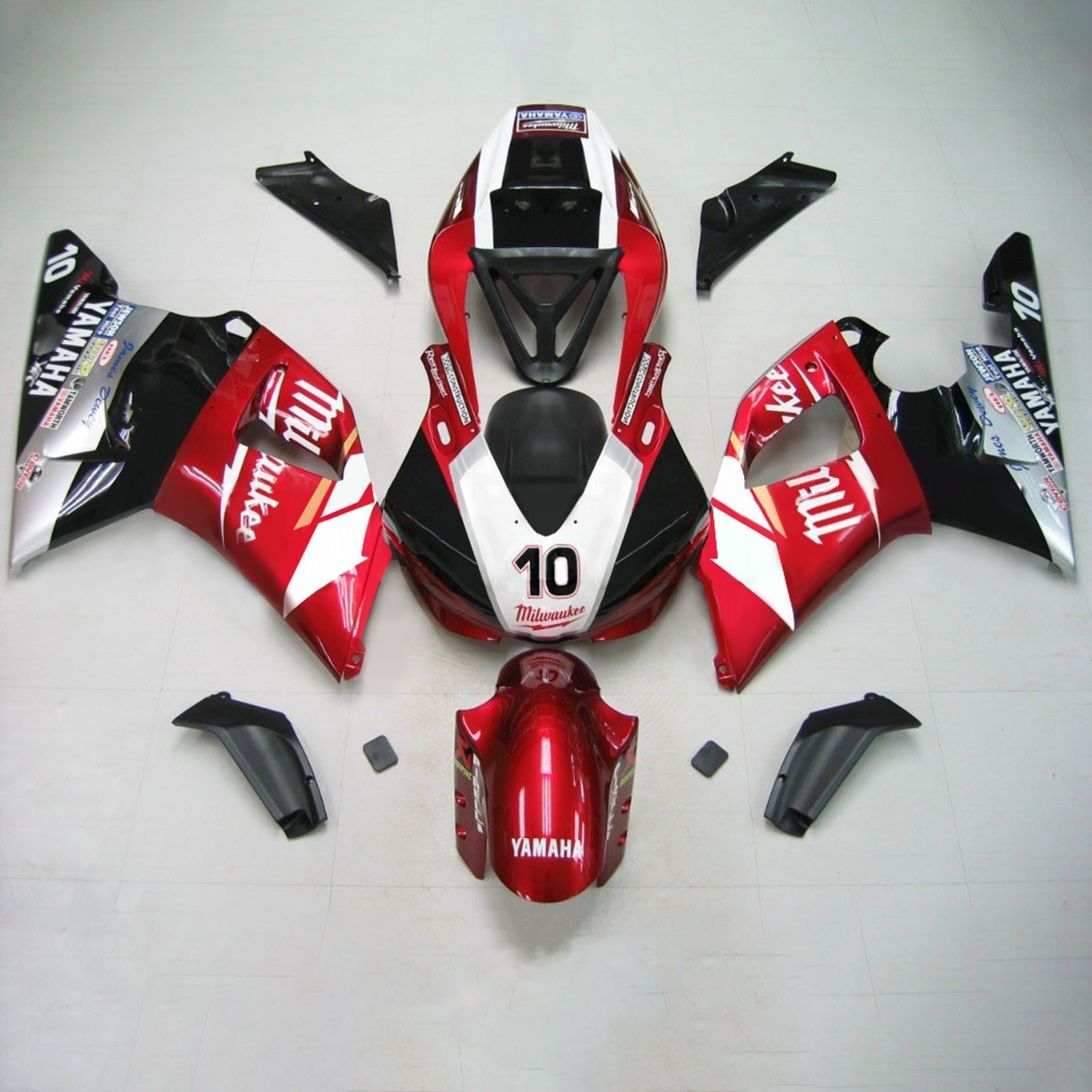1998-1999 Yamaha YZF 1000 R1 Injeksjon Fairing Kit Bodywork Plastic ABS #107