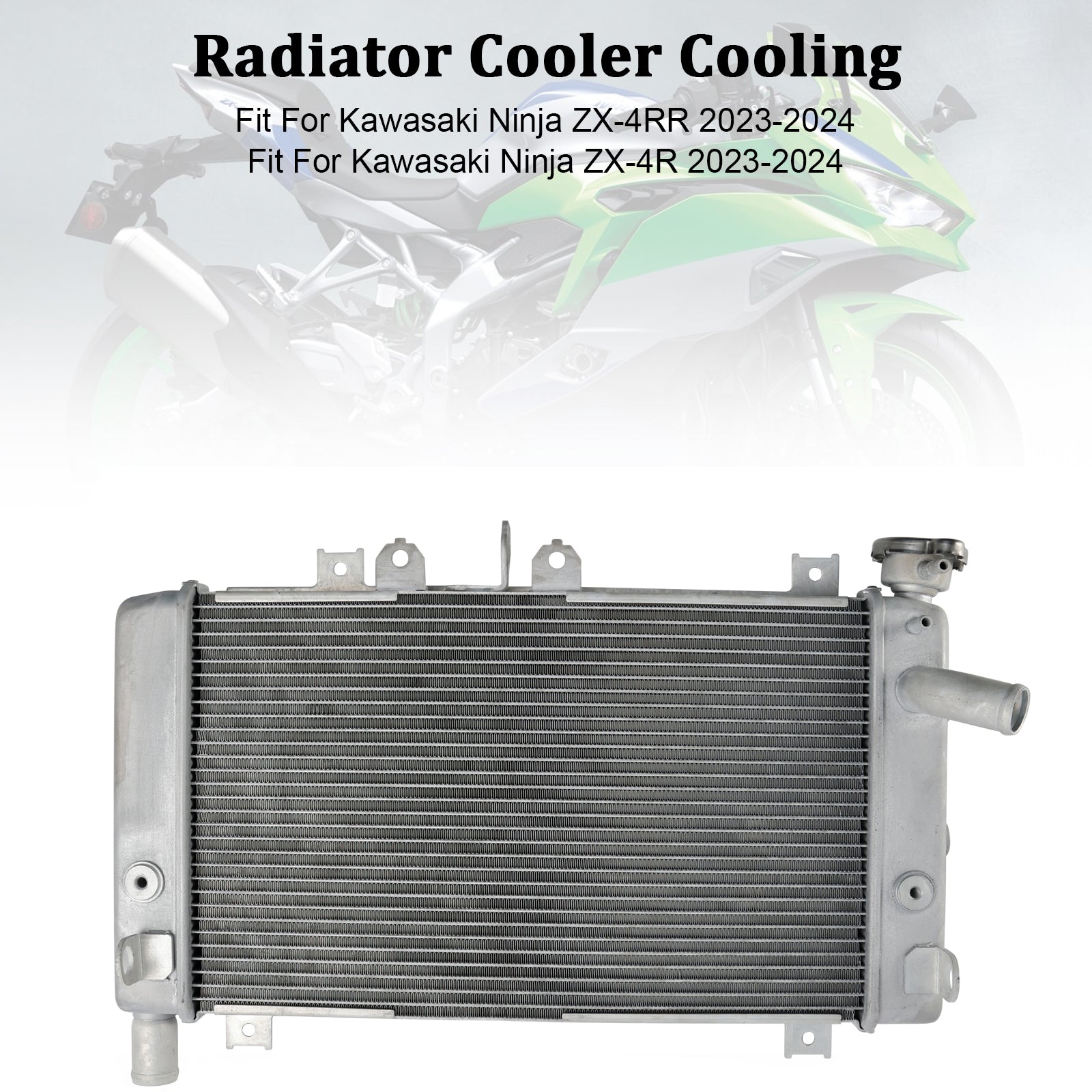 39060-0758 Radiator Koelmotorkoeler Voor Kawasaki ZX-4R ZX-4RR 2023 2024