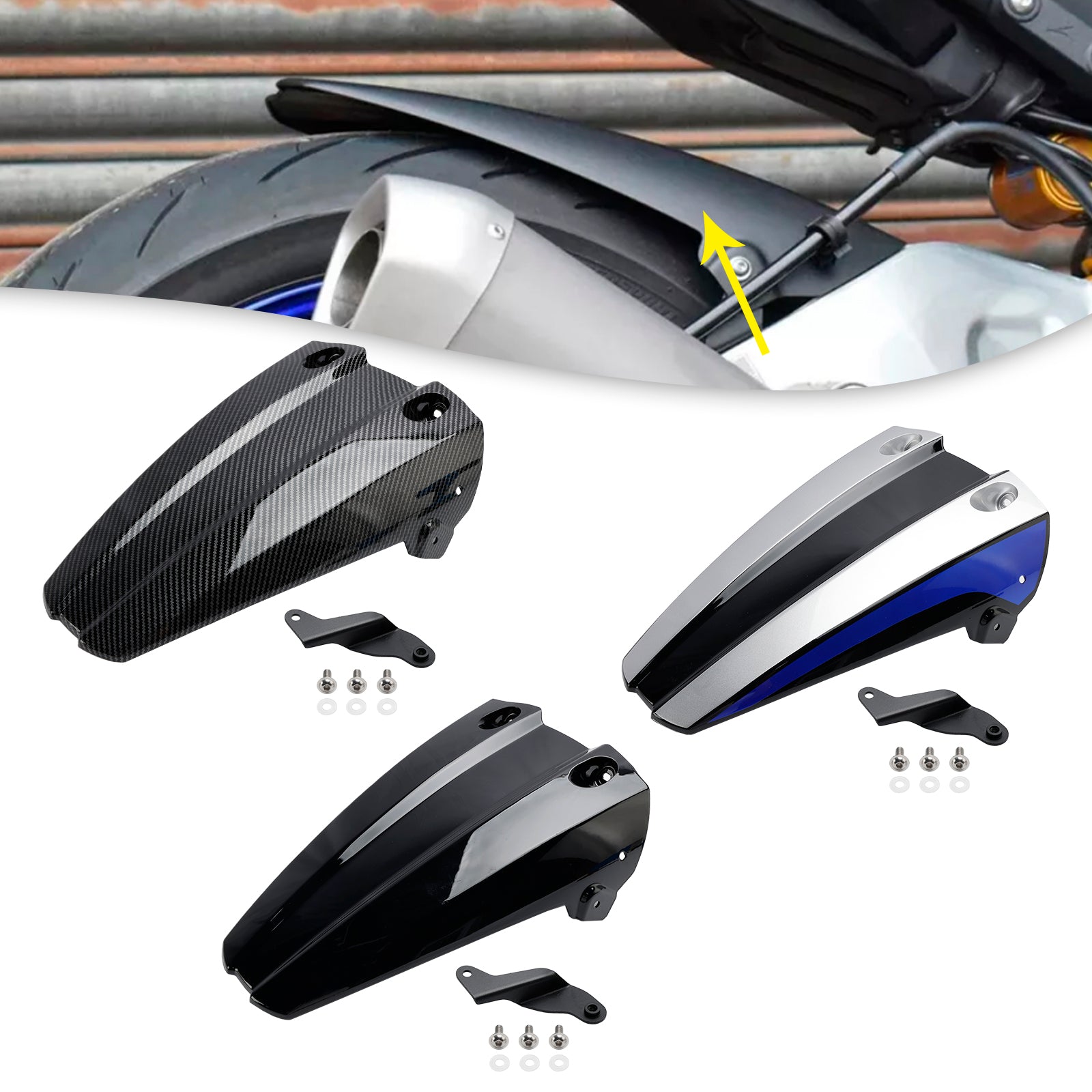 Rear Fender Mudguard Fairing For Yamaha MT-10 / SP MT10 2016-2024