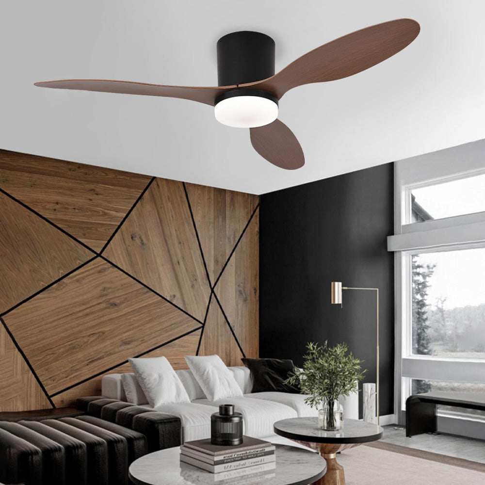 Dimmable LED  DC  Motor 42” Profile Ceiling Fan with Lights Remote/App Control