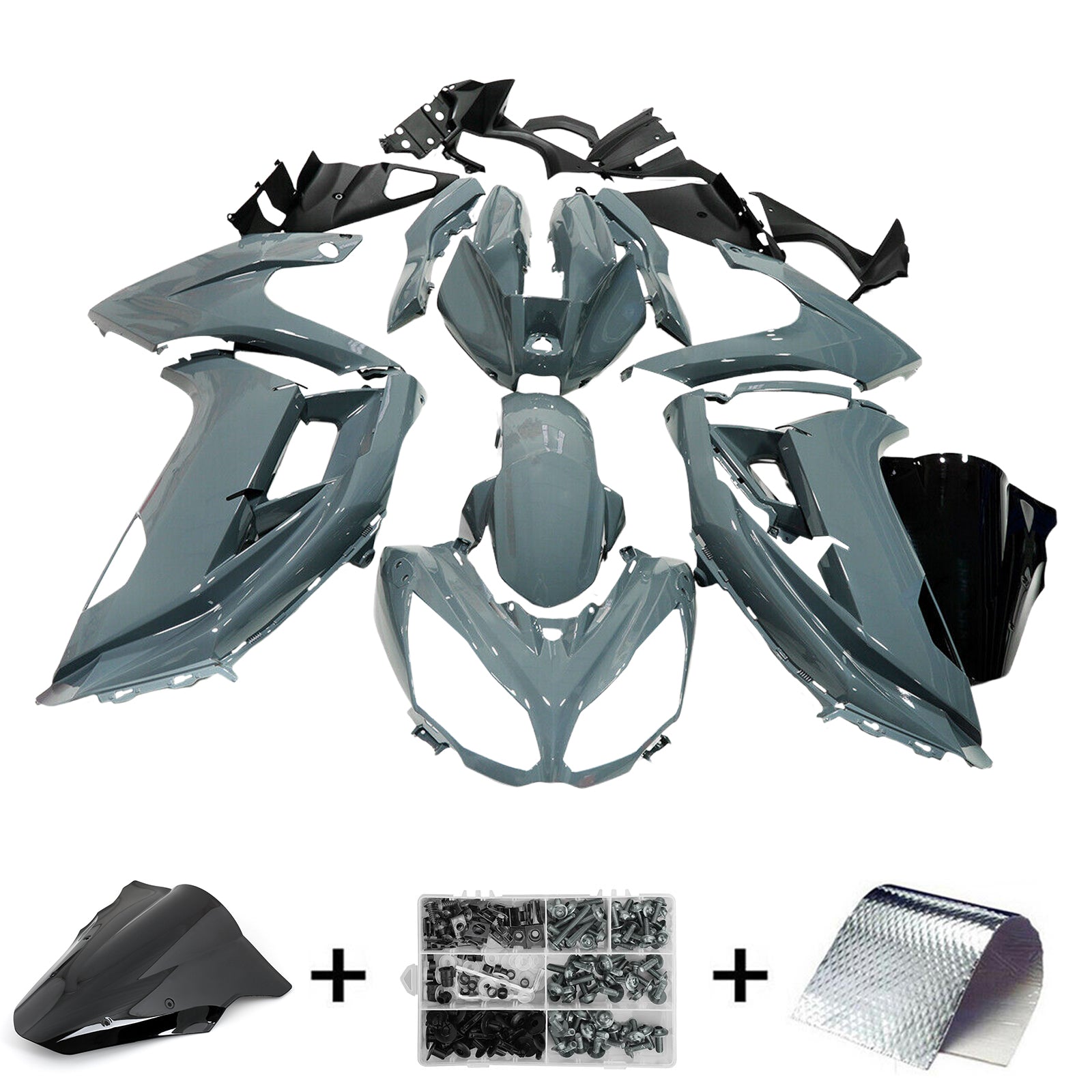 2012-2016 Kawasaki ER6F/Ninja650 Injection Fairing Kit Bodywork Plastic ABS