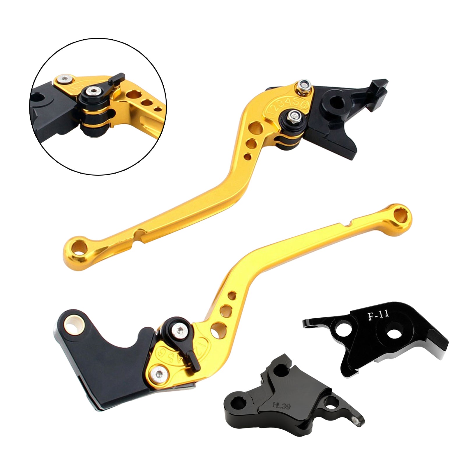 Palanca de freno de embrague larga apta para CFMOTO 700CL-X Sport 2021-2022