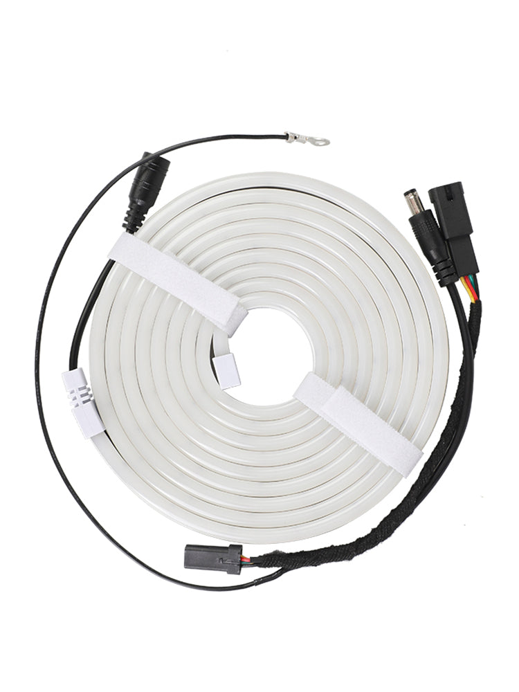 Tira de luz LED de ambiente ambiental para maletero delantero, blanca, para Tesla Model 3/Y/S/X