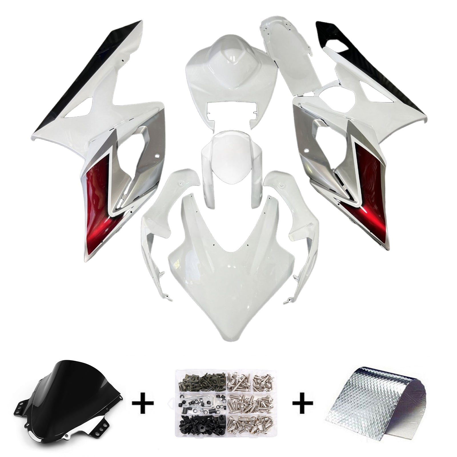 Injectiekuipset carrosserie kunststof ABS voor Suzuki GSXR1000 2005-2006 K5