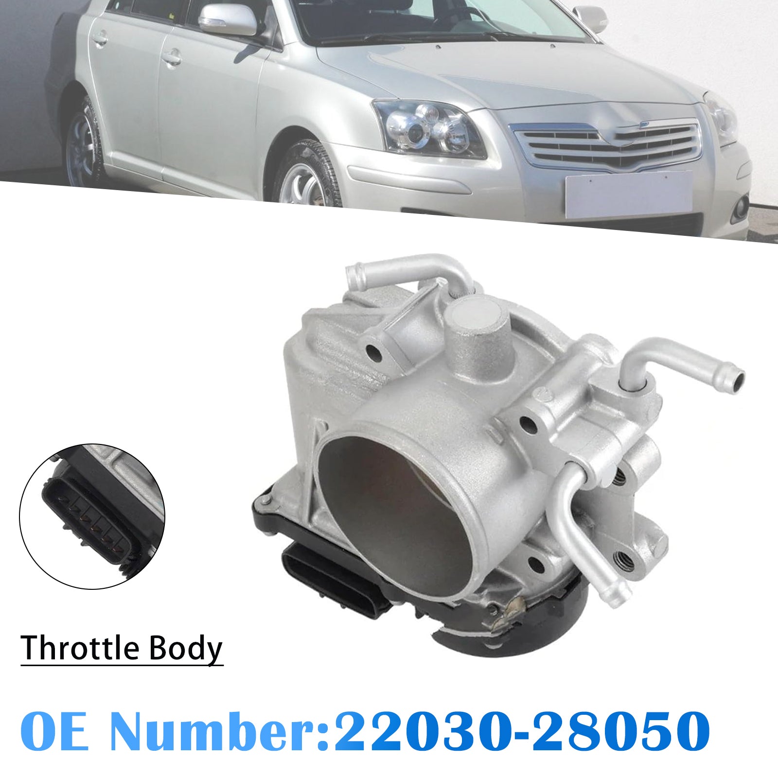 Throttle Body Assembly 22030-28050 For Toyota Avensis 2.0 2003-2008