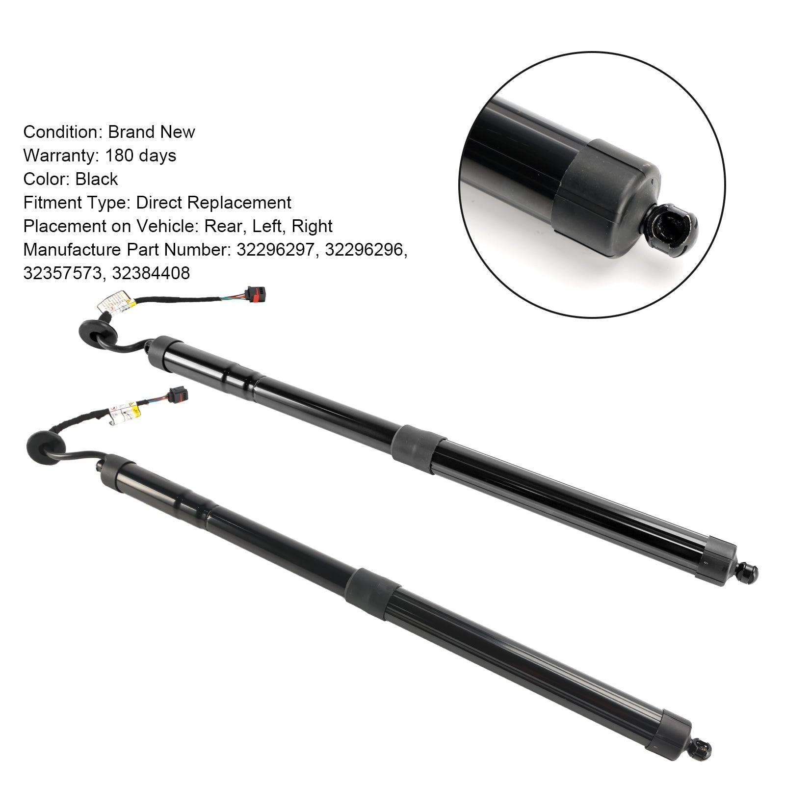 2020/11-2023/12 Volvo XC40 536 Electric 2PCS Rear Electric Tailgate Gas Strut 32296296