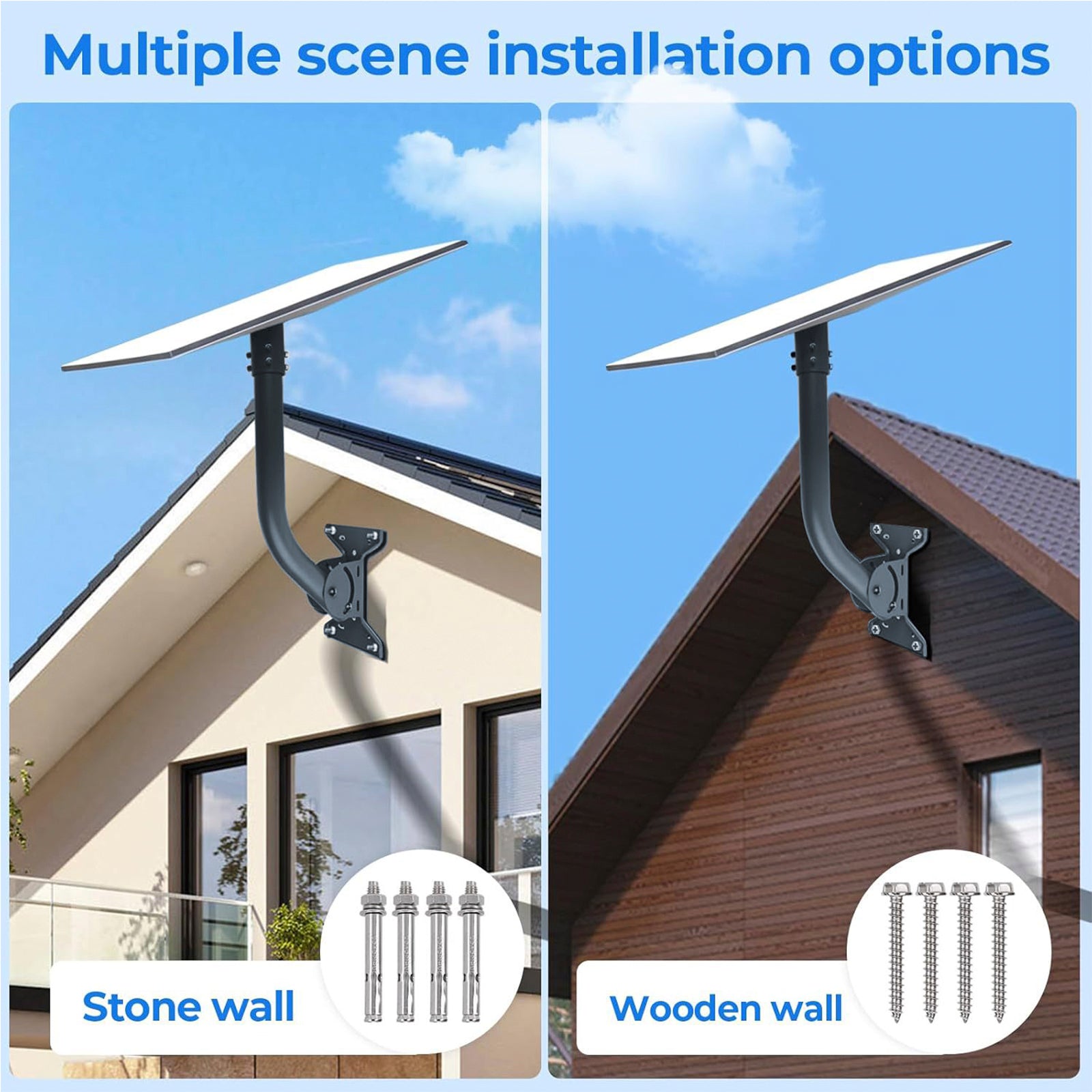 Starlink Gen 3 Mount 360° Adjustable Mounting Kit V3 For Roof Exterior Wall