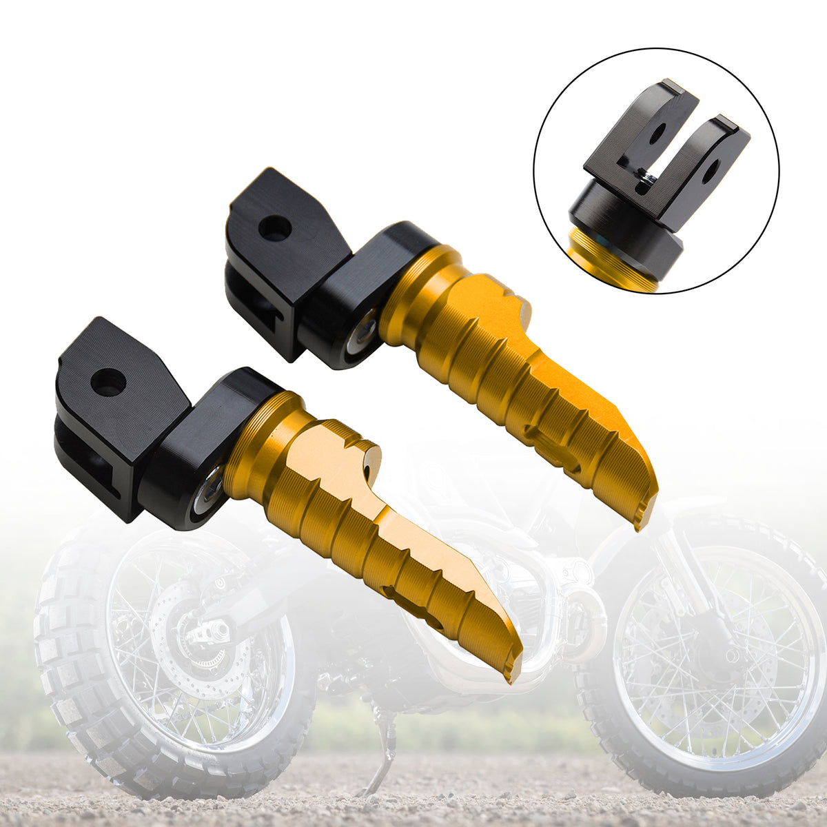 2015-2023 DUCATI Scrambler sport Front Footrests Foot Peg Generic