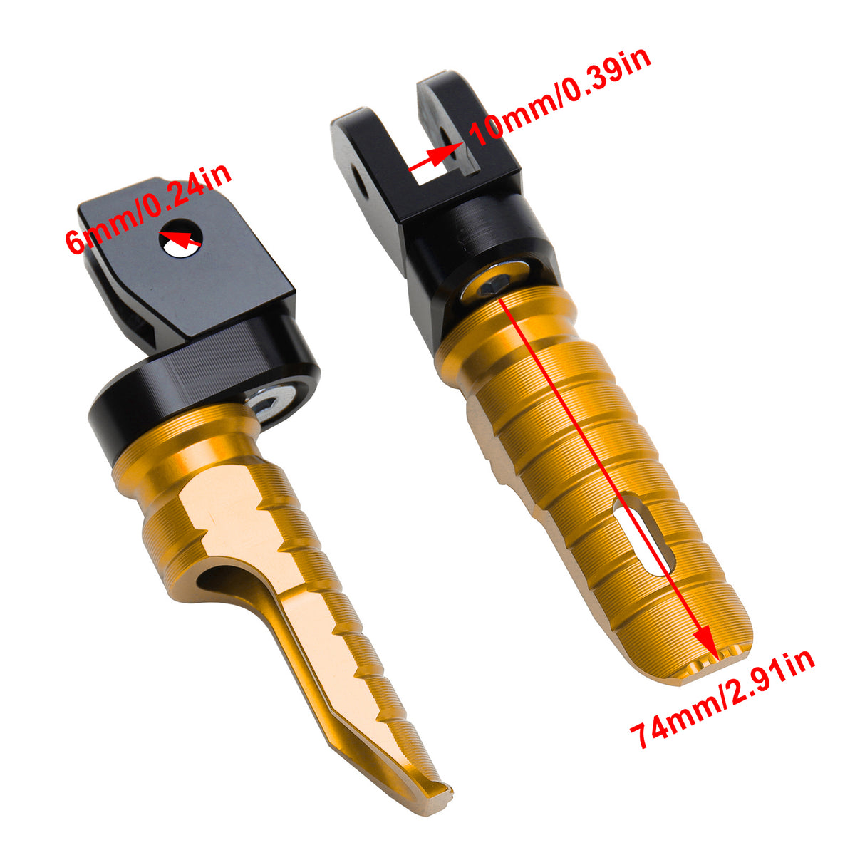 DUCATI Monster 797 ALL YEAR Front Footrests Foot Peg Generic