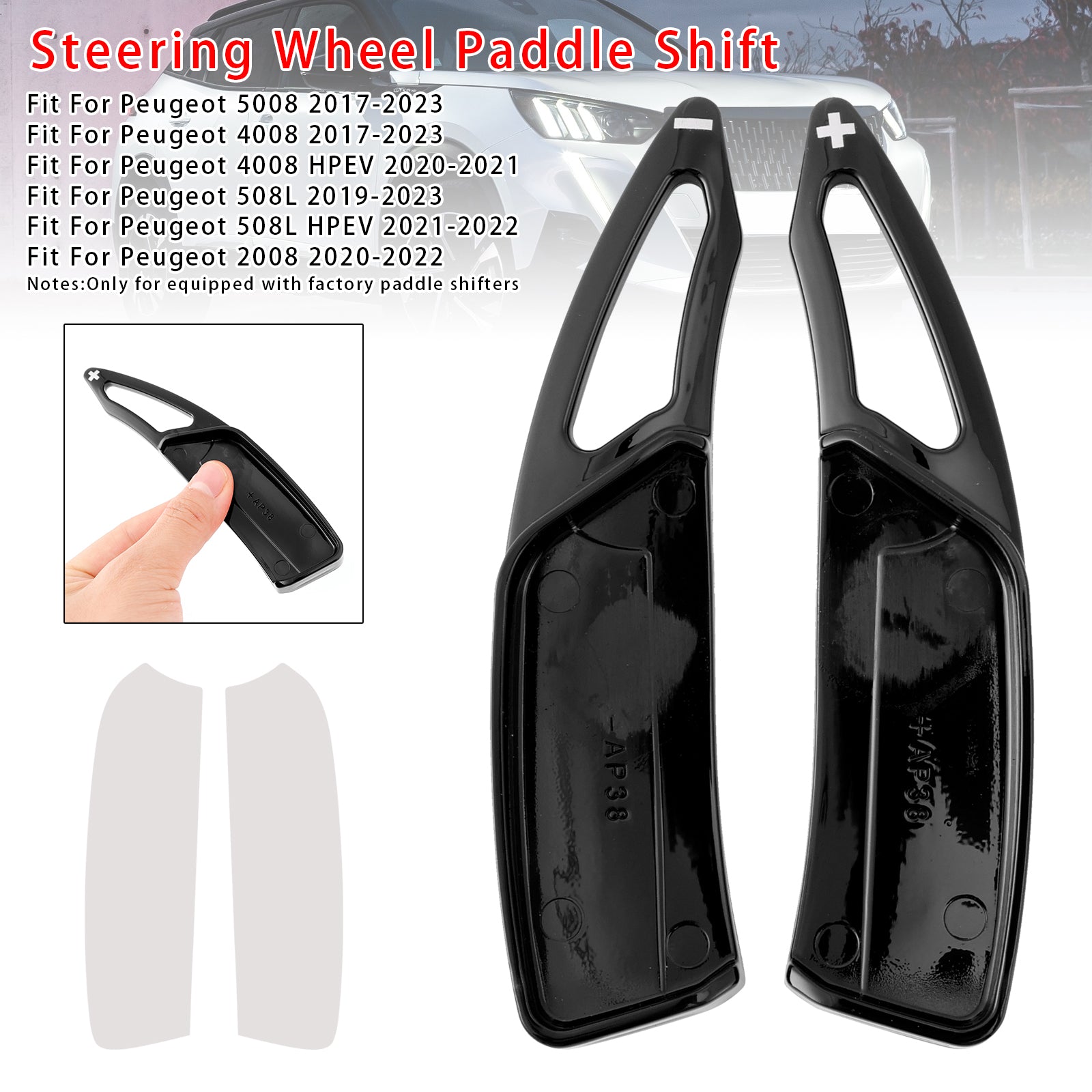Stuurwiel Paddle Shifter Uitbreiding Geschikt voor Peugeot 2017-2023