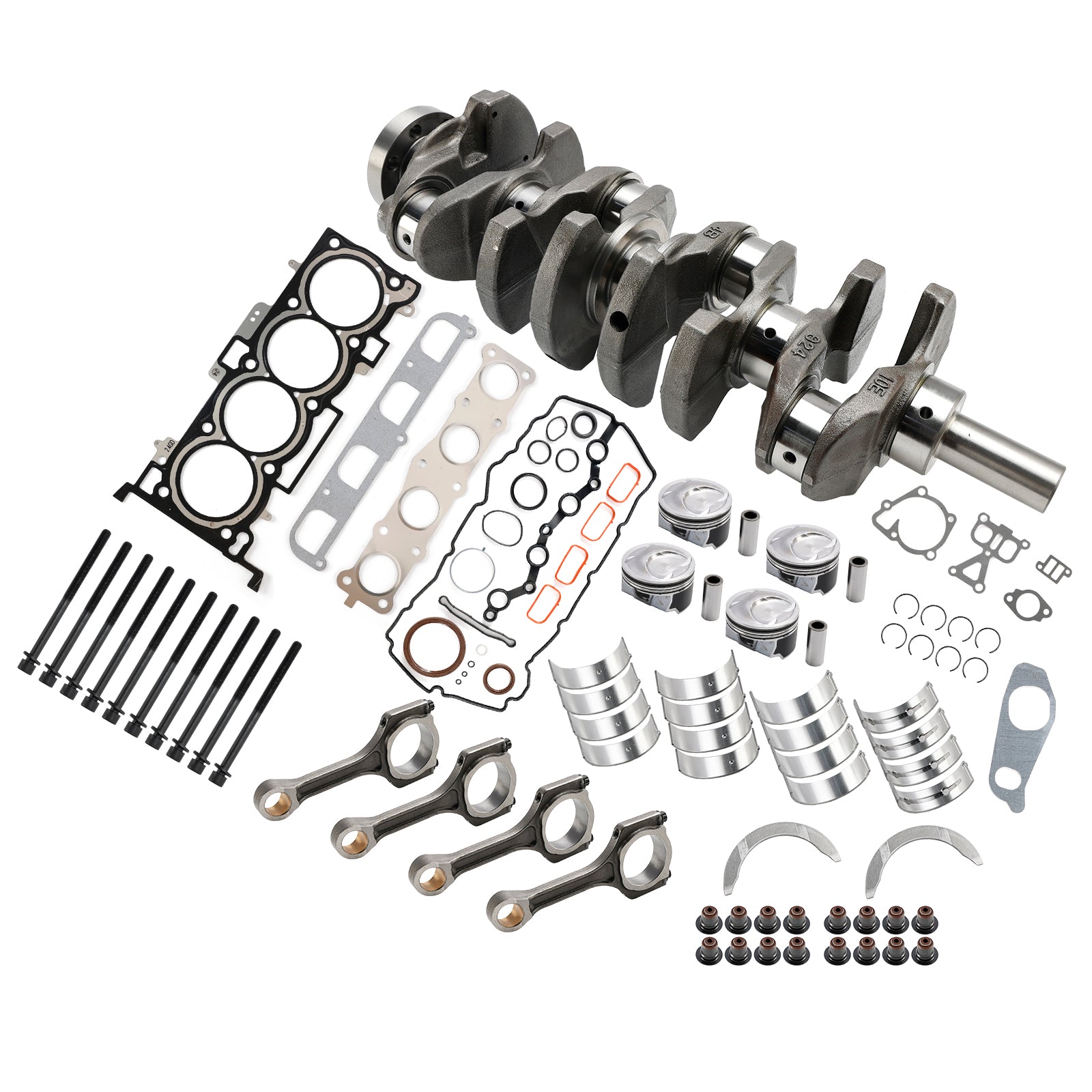 HYUNDAI KIA Sorento G4KJ 2.4L Engine Overhaul Rebuild Kit Crankshaft Rods