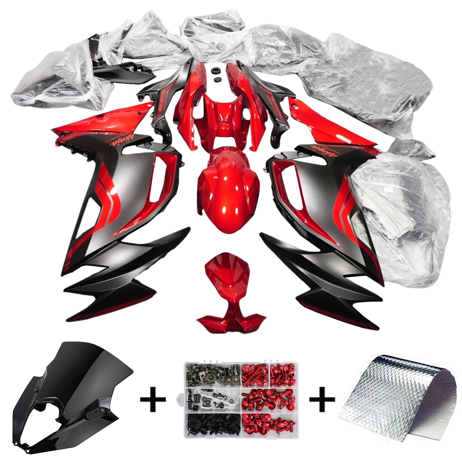 2020-2023 Kawasaki ER-6F Ninja650 Injection Fairing Kit Bodywork ABS