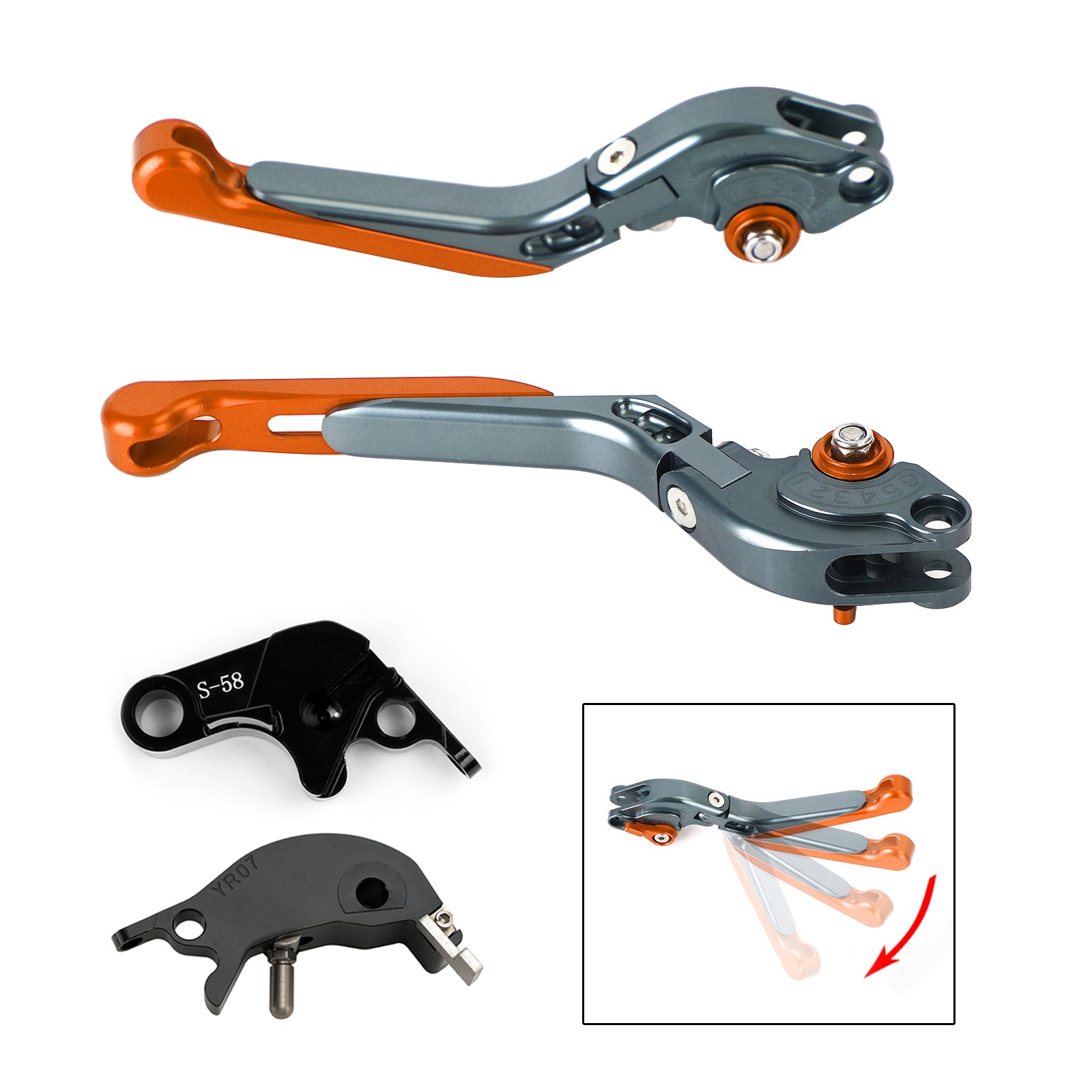 2022-2023 YAMAHA YZF R7 MT-10/SP FZ-10/SP Palanca de freno de embrague ajustable