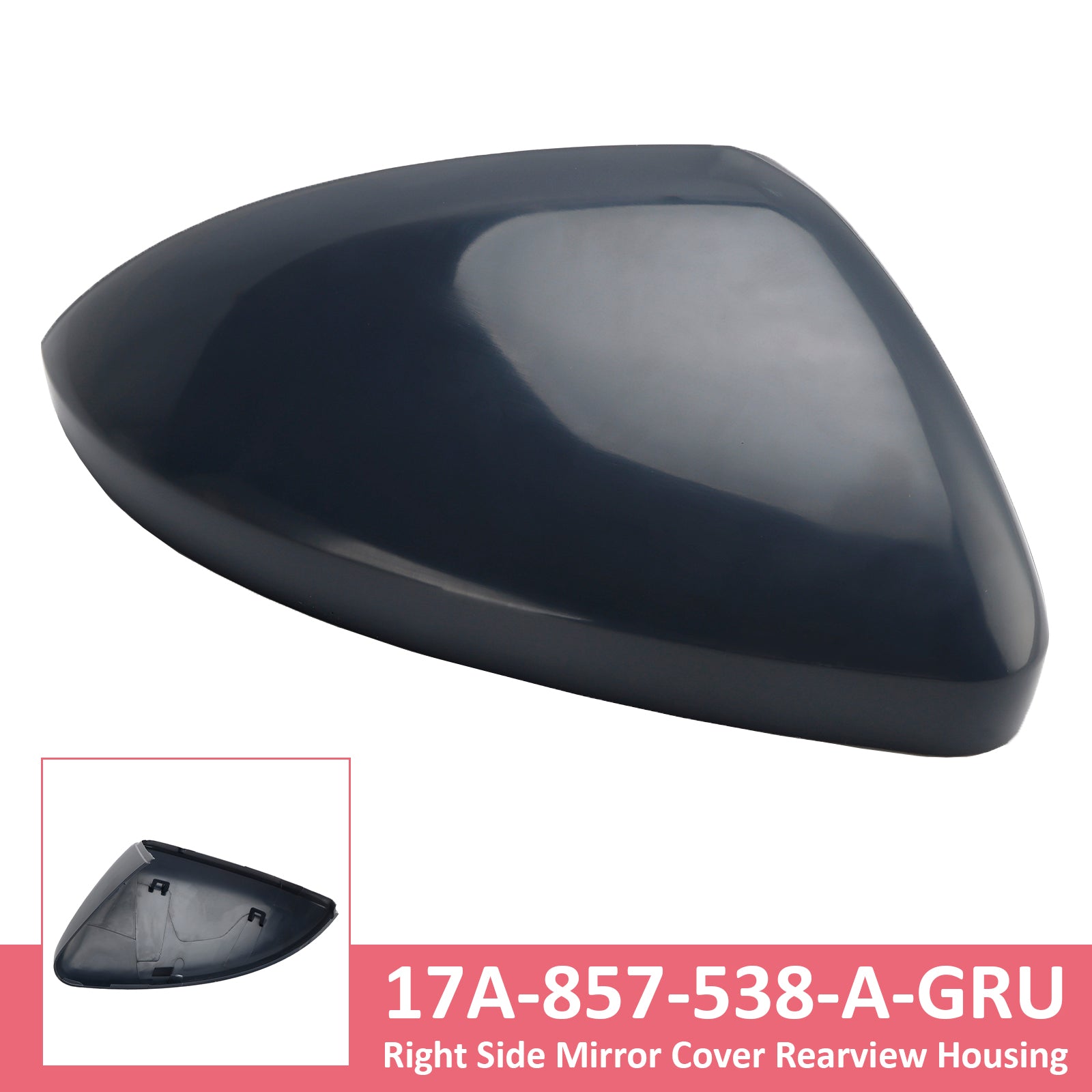 Boîtier de rétroviseur latéral droit pour VW Jetta 2019-25 17A-857-538-A-GRU
