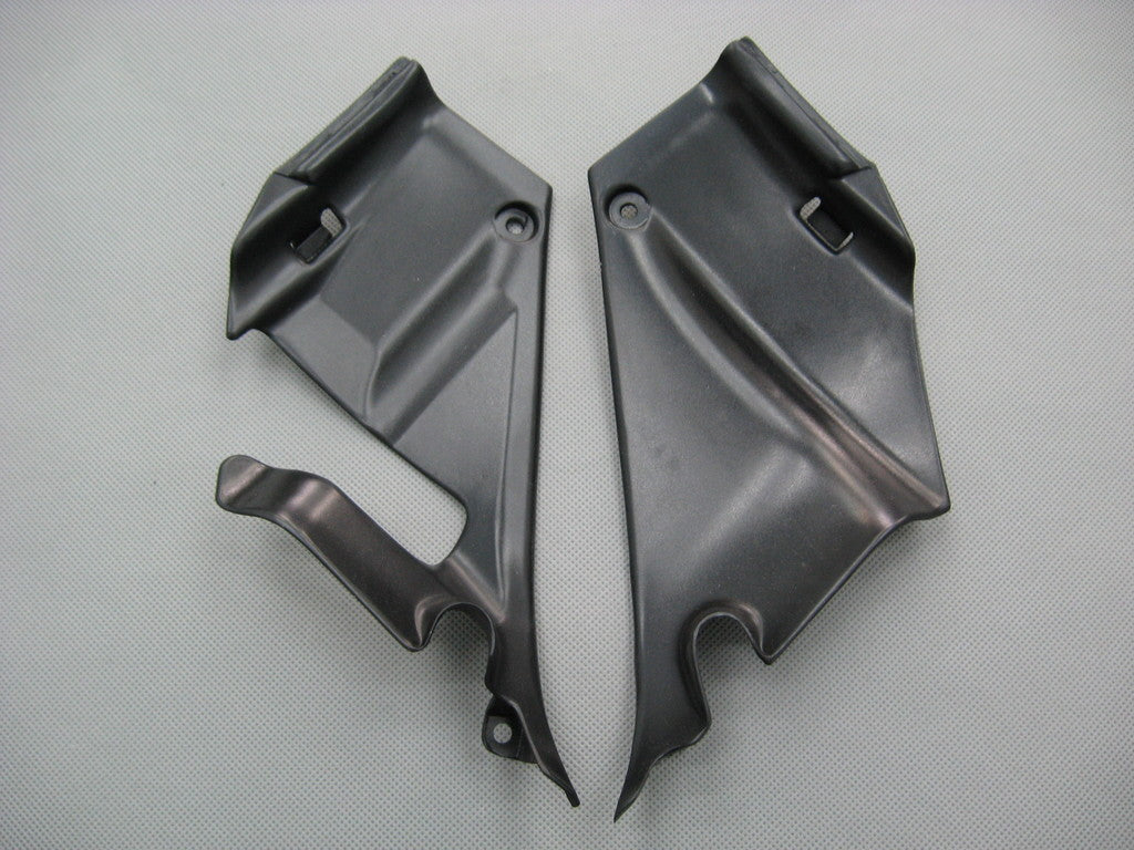 2007-2008 Honda CBR600 RR Amotopart Kit de carénage d'injection carrosserie plastique noir ABS #7