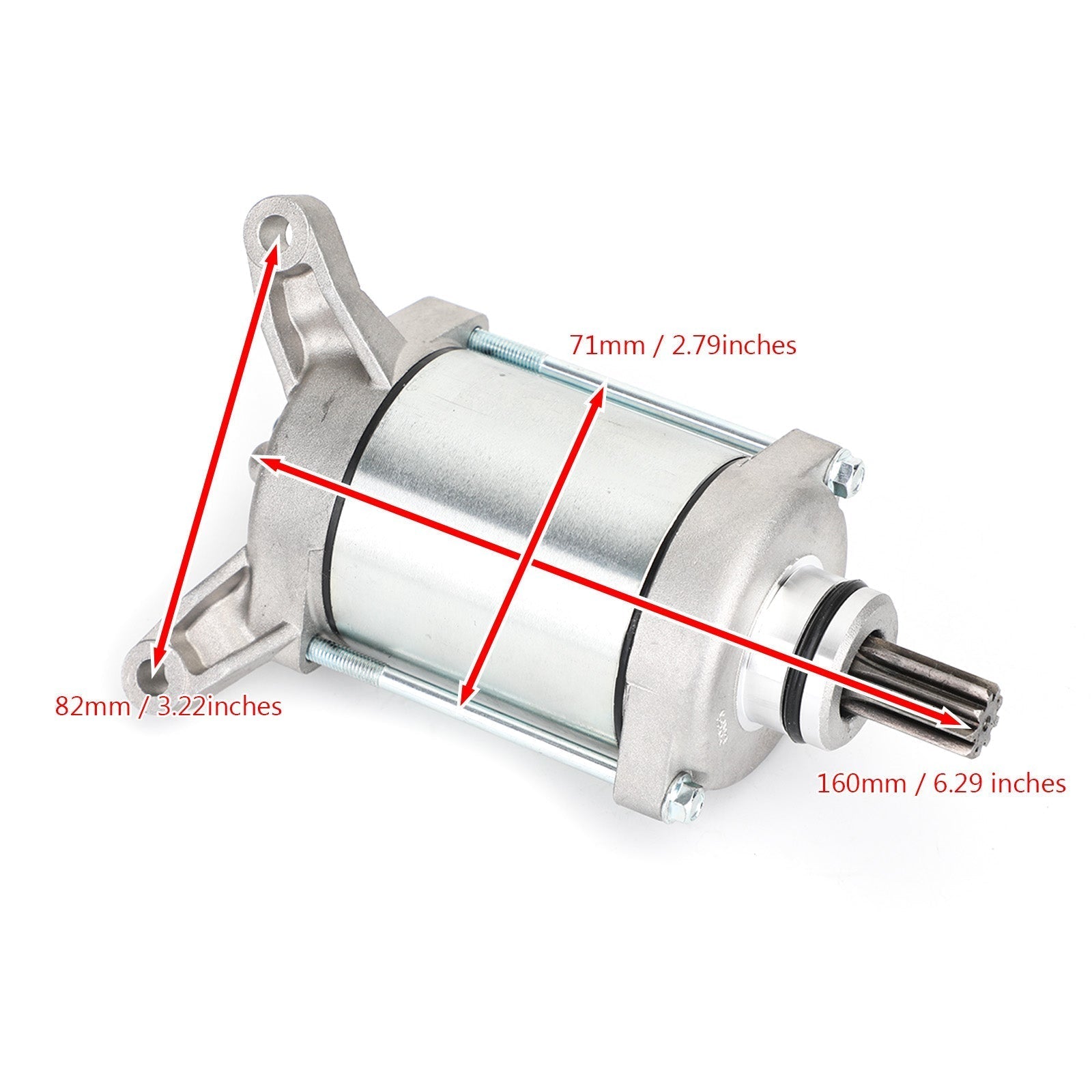 2011-2013/2015-2016 Yamaha YFM450FWAD Grizzly 450 EPS Hunter NIEUWE Starter 1CT-81890-00