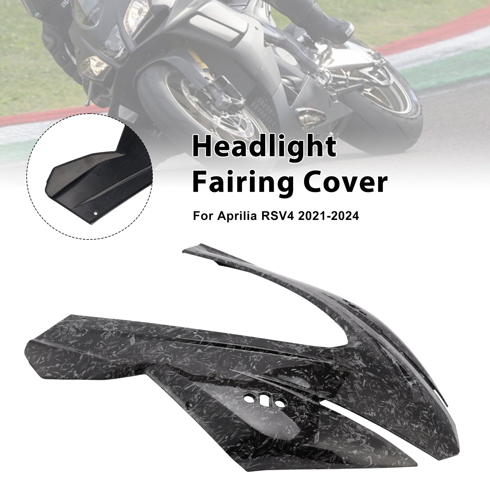 2021-2024 Aprilia RSV4 Headlight Fairing Windshield Cover