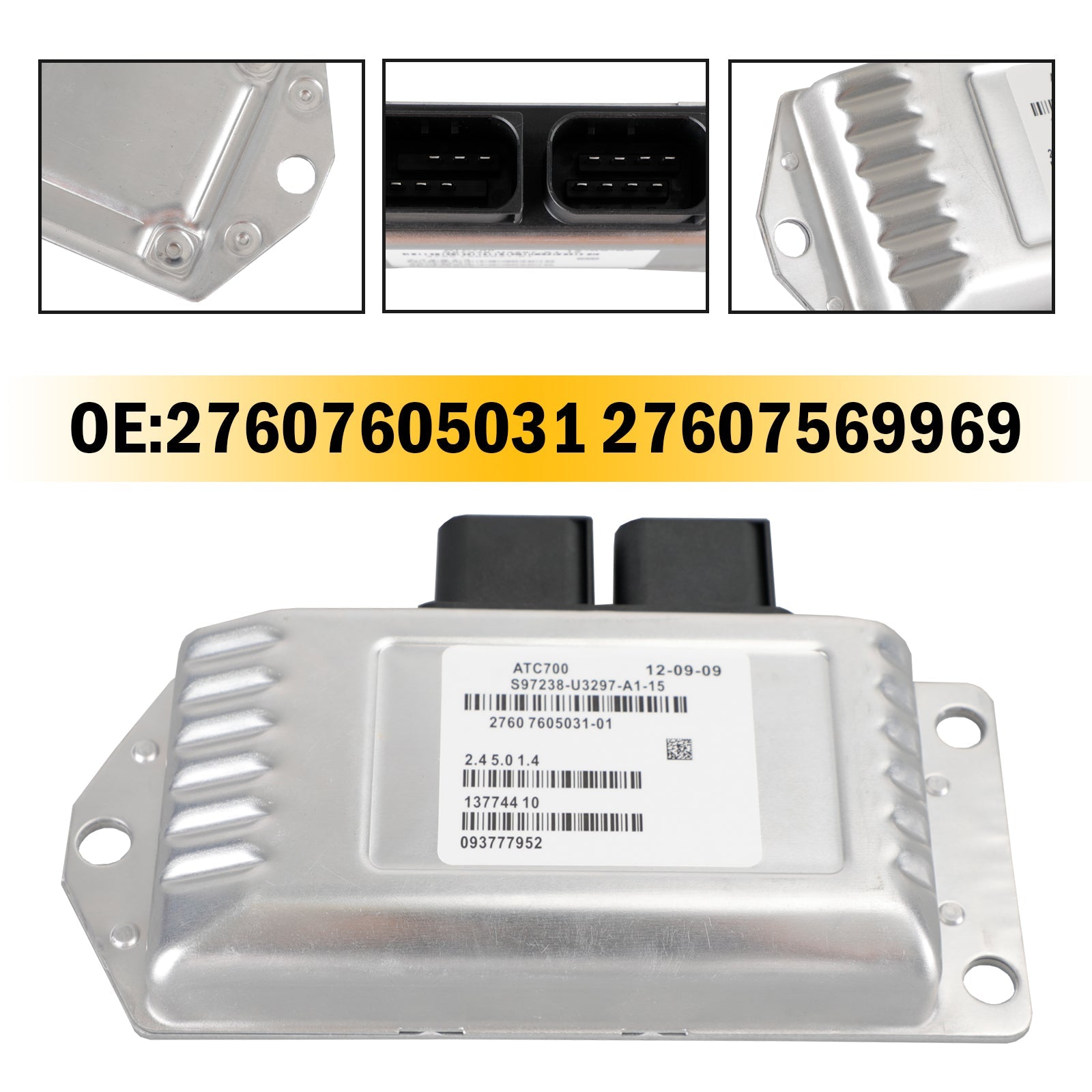 2007-2010 BMW X5 ECU Transfer Gearbox Control Module 27607605031 27607569969