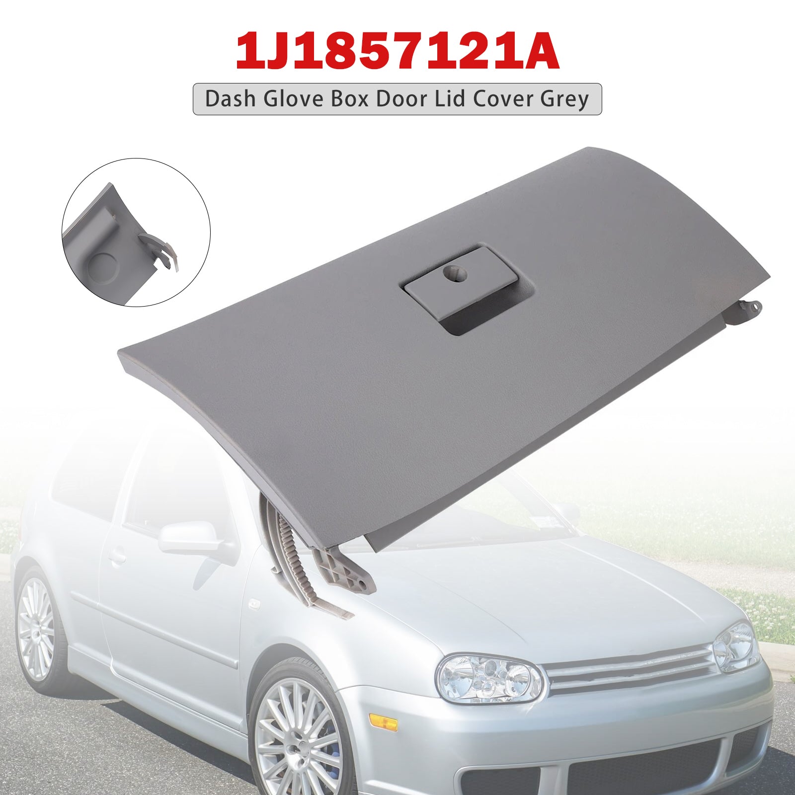 Dash Glove Box Door Lid Cover Grey 1J1857121A For VW Golf Late 2002-2005