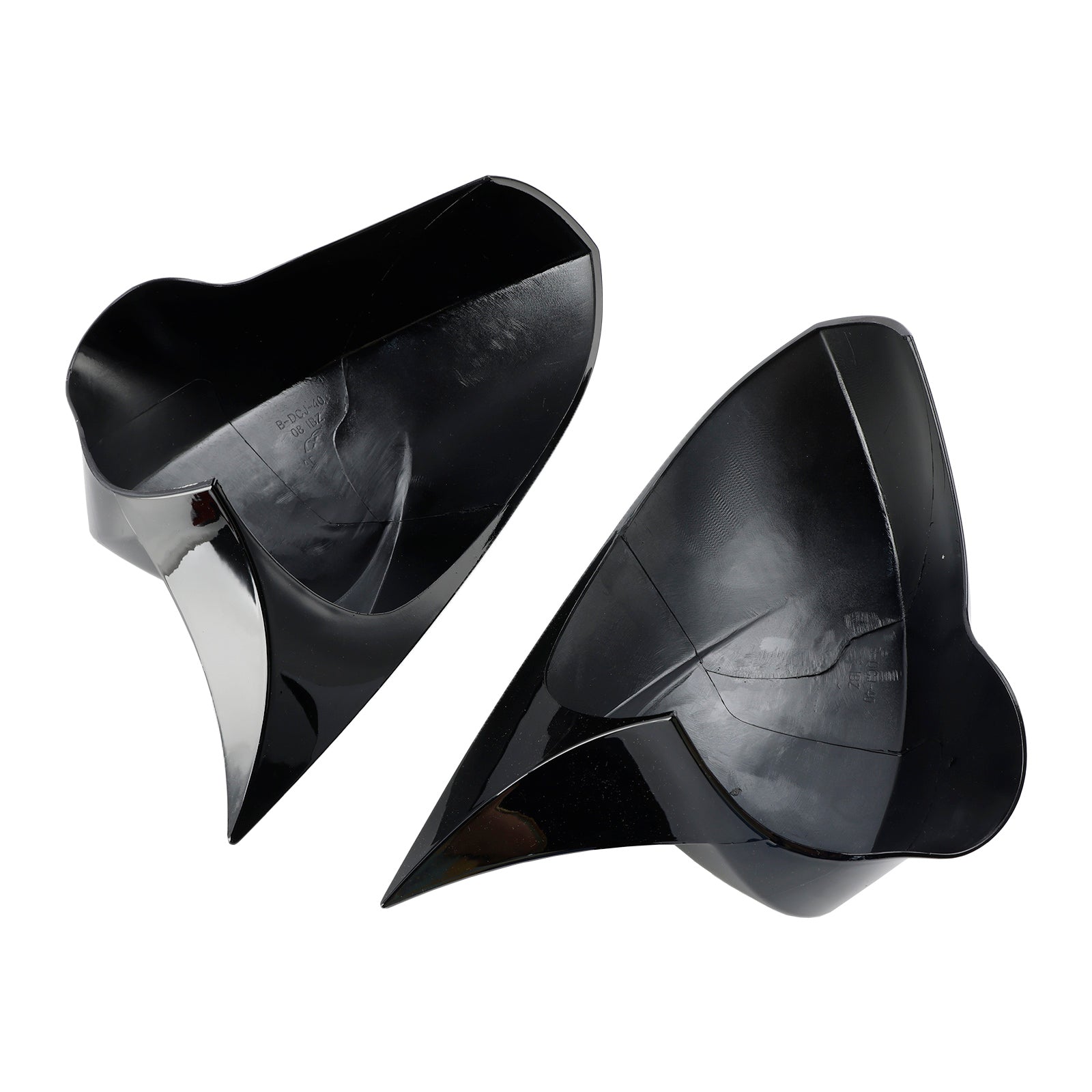 2008-2017 SEAT Ibiza 6J Gloss Black Wing Door Mirror Cover Caps for Left + Right