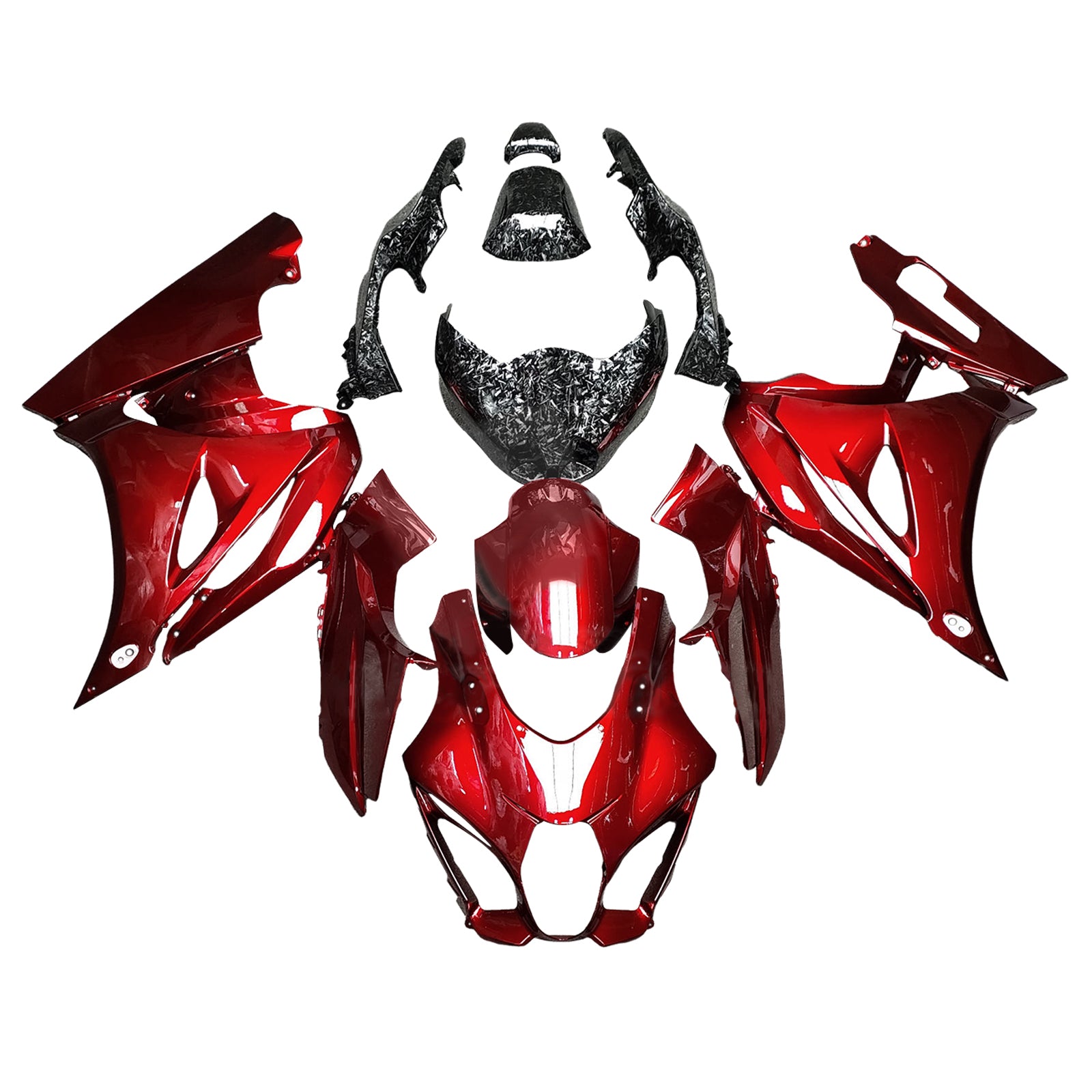 2017-2025 Suzuki GSXR1000 K17 Kit de carenagem de injeção de injeção Plástico ABS #101