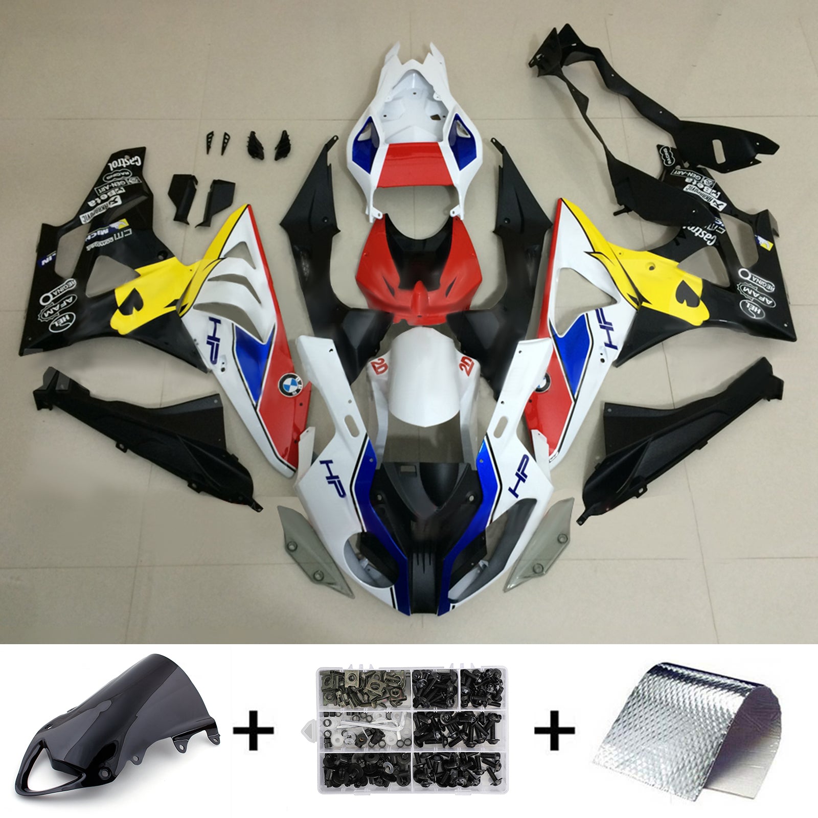 2009-2014 BMW S1000RR vstrekovacia kapotaová súprava Kodework plast ABS