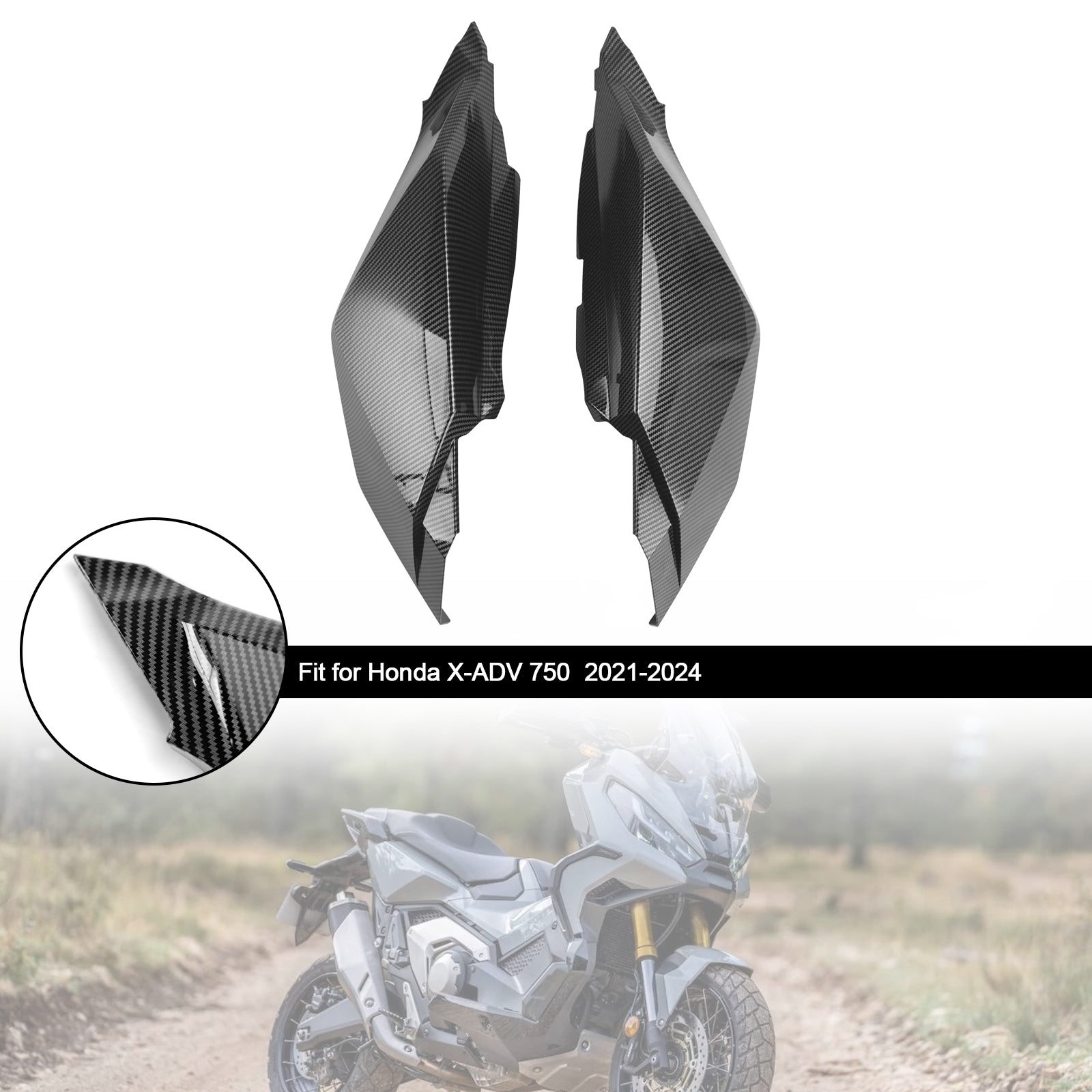 2021-2024 Honda X-ADV 750 Rear Seat Tail Side Frame Cover Body Fairing Cowl