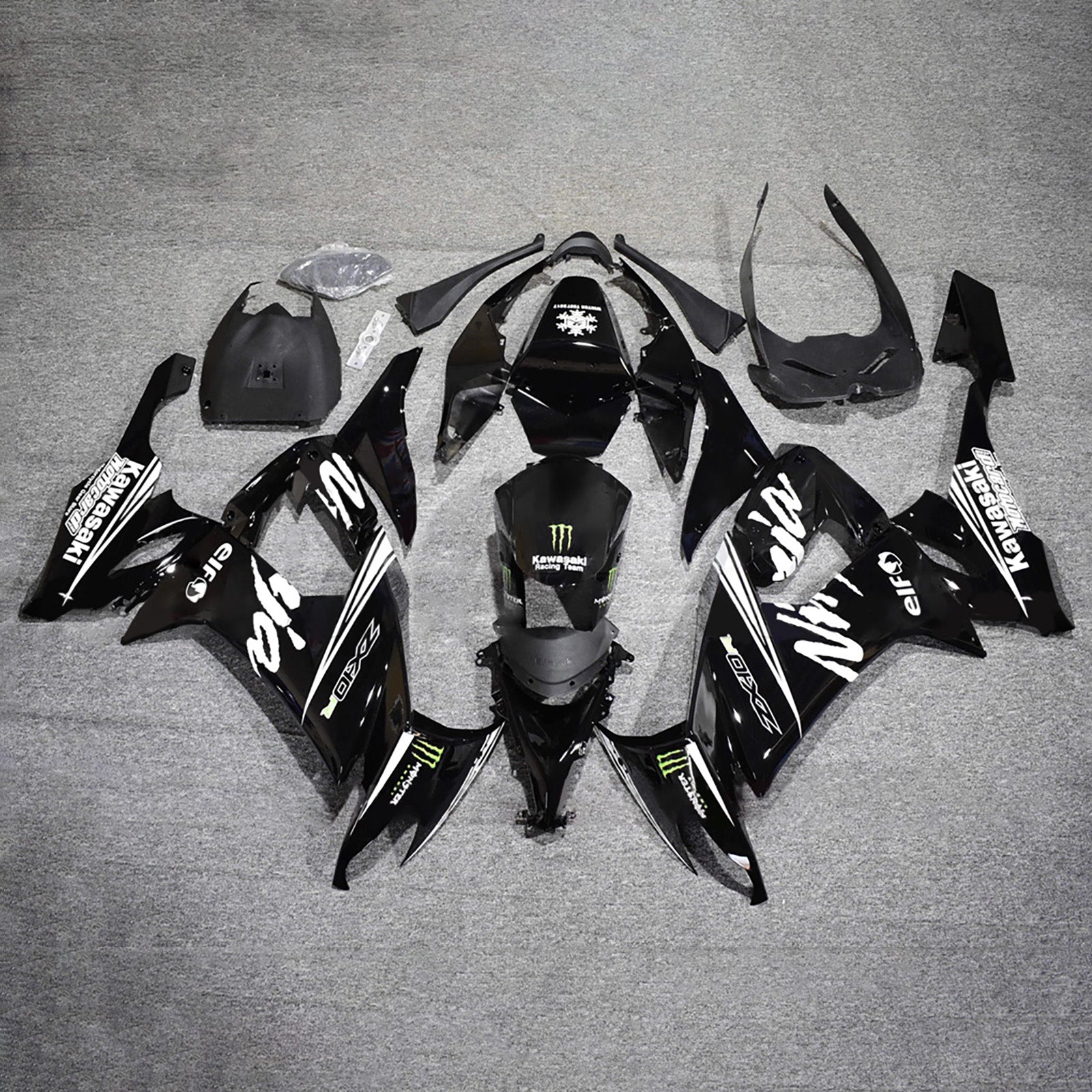 Kit carenatura iniezione carrozzeria in plastica ABS adatta per Kawasaki ZX10R 2008-2010
