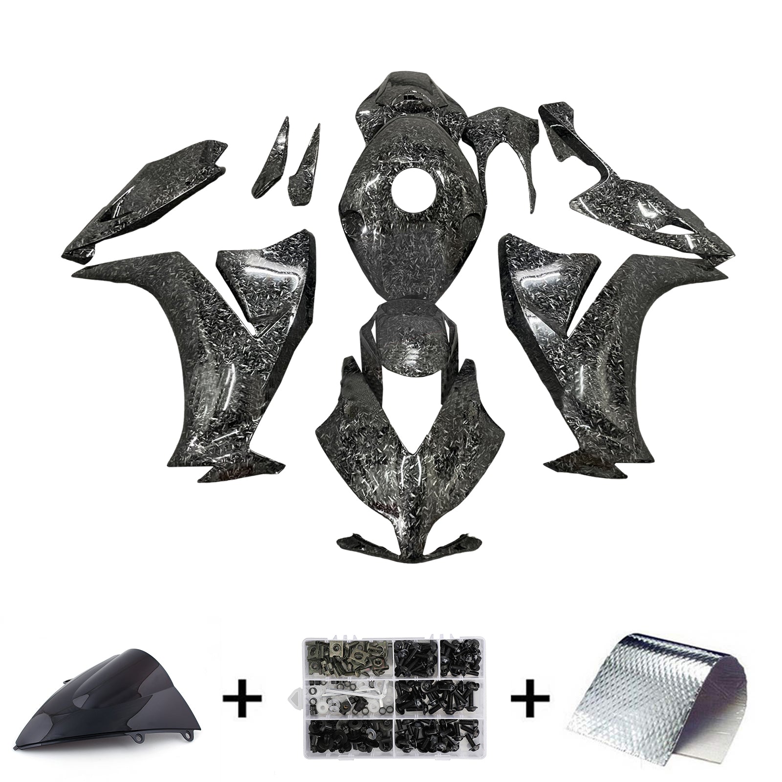 Injektionsmässa Kit Bodywork Plastic ABS för Honda CBR1000RR 2012-2016
