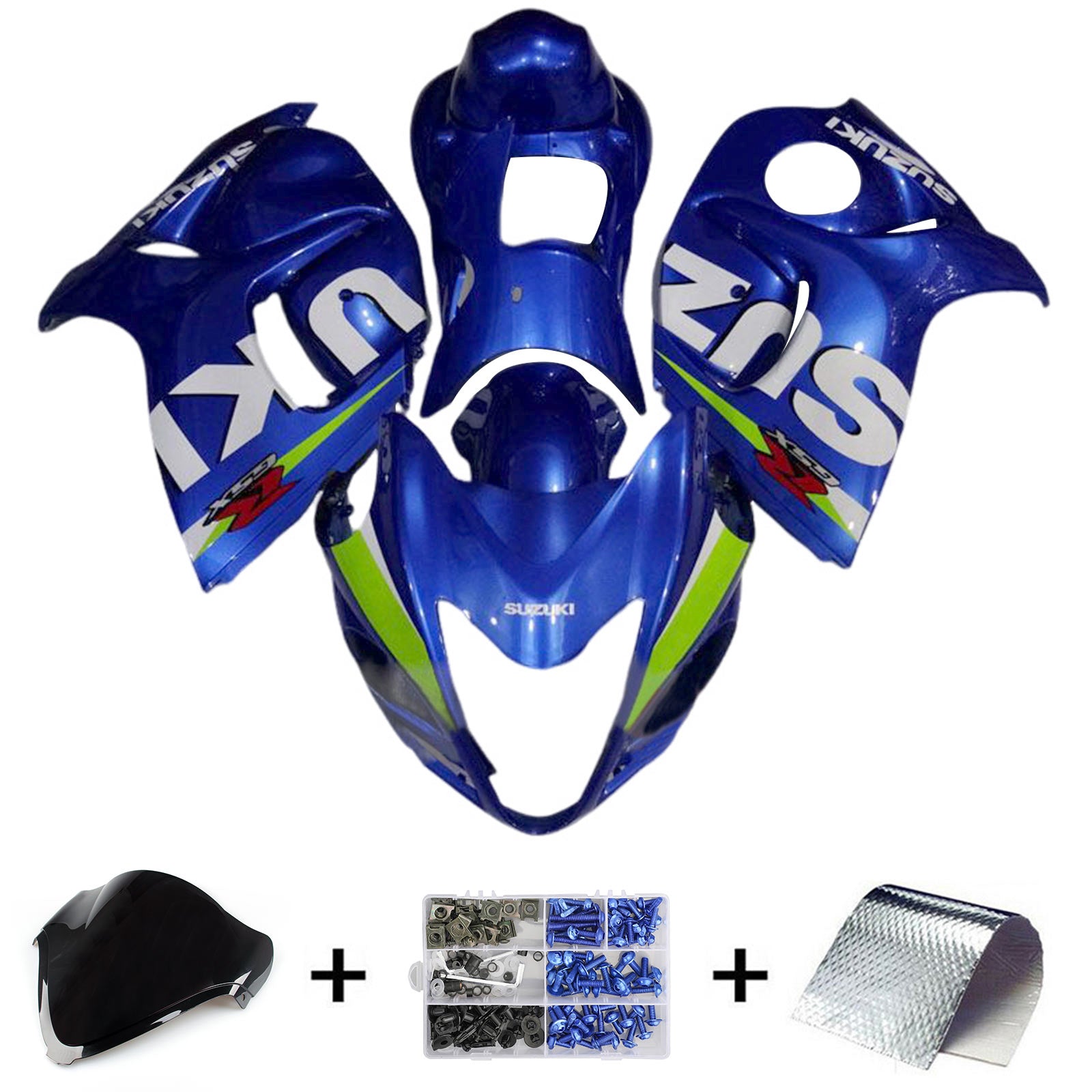 Kit de carénage d'injection Suzuki Hayabusa GSX1300R 2008-2020, carrosserie en plastique ABS