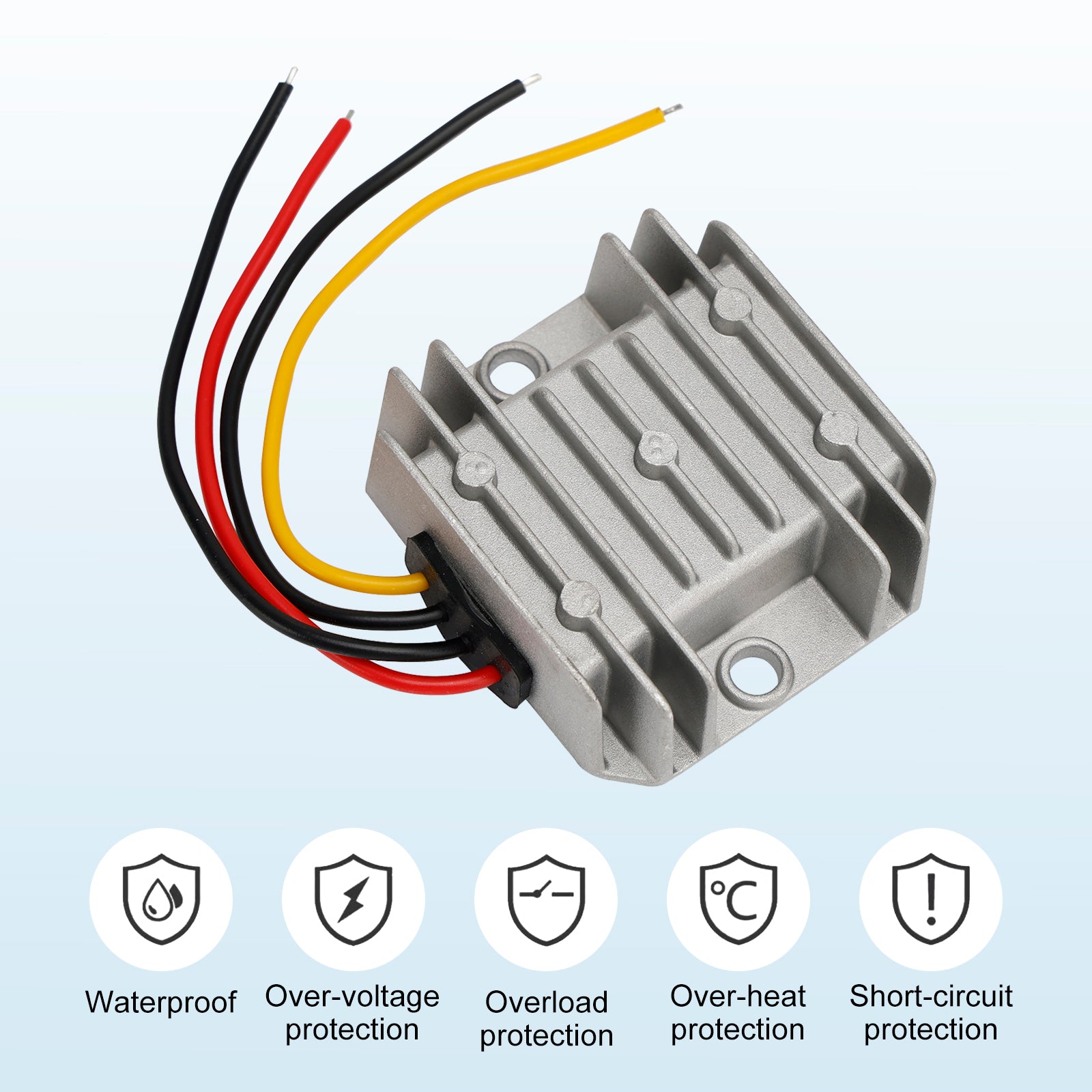 Régulateur de convertisseur d'alimentation abaisseur étanche DC 20-72V à 12V 3A 36W