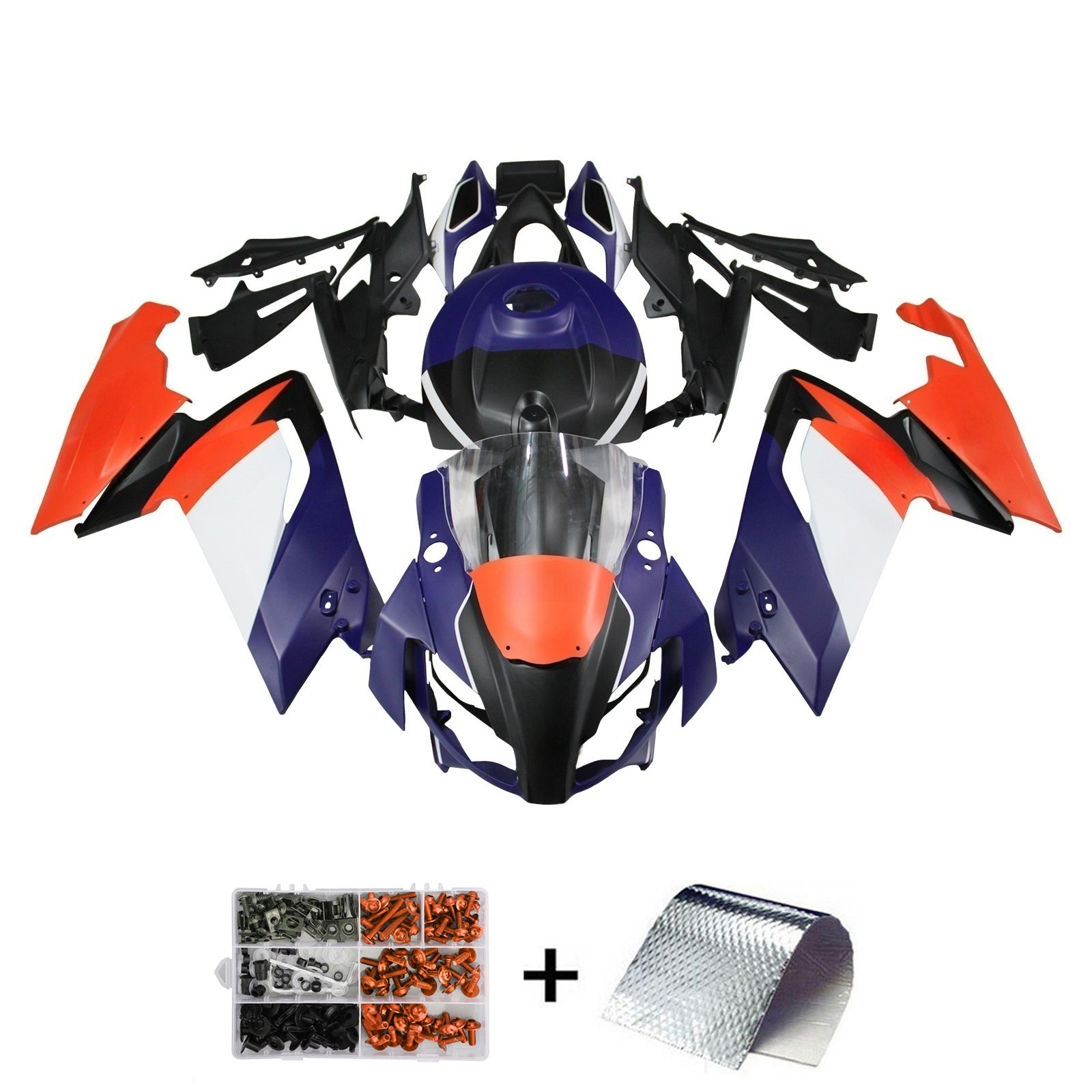 Injection Fairing Kit Bodywork Plastic ABS fit For Aprilia RS125 2006-2011