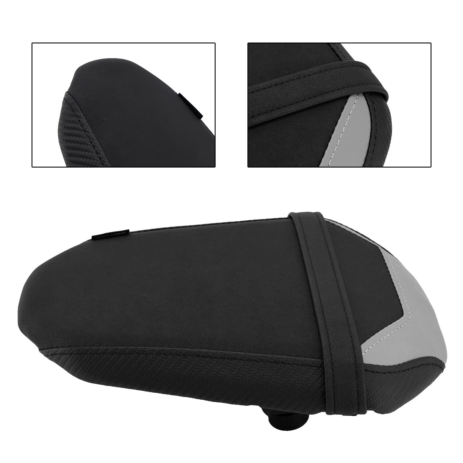 2025+ Yamaha Mt-07 Fz-07 Fz 07 Coussin de passager arrière plat Pu noir