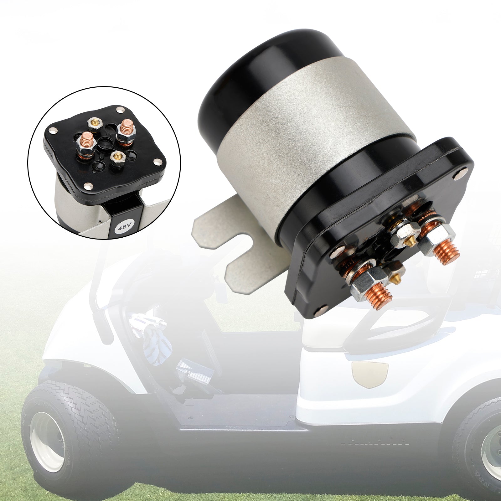 48V Starter Solenoid fit for E-Z-GO Club Car Electric Yamaha G19 G22 G23 G27