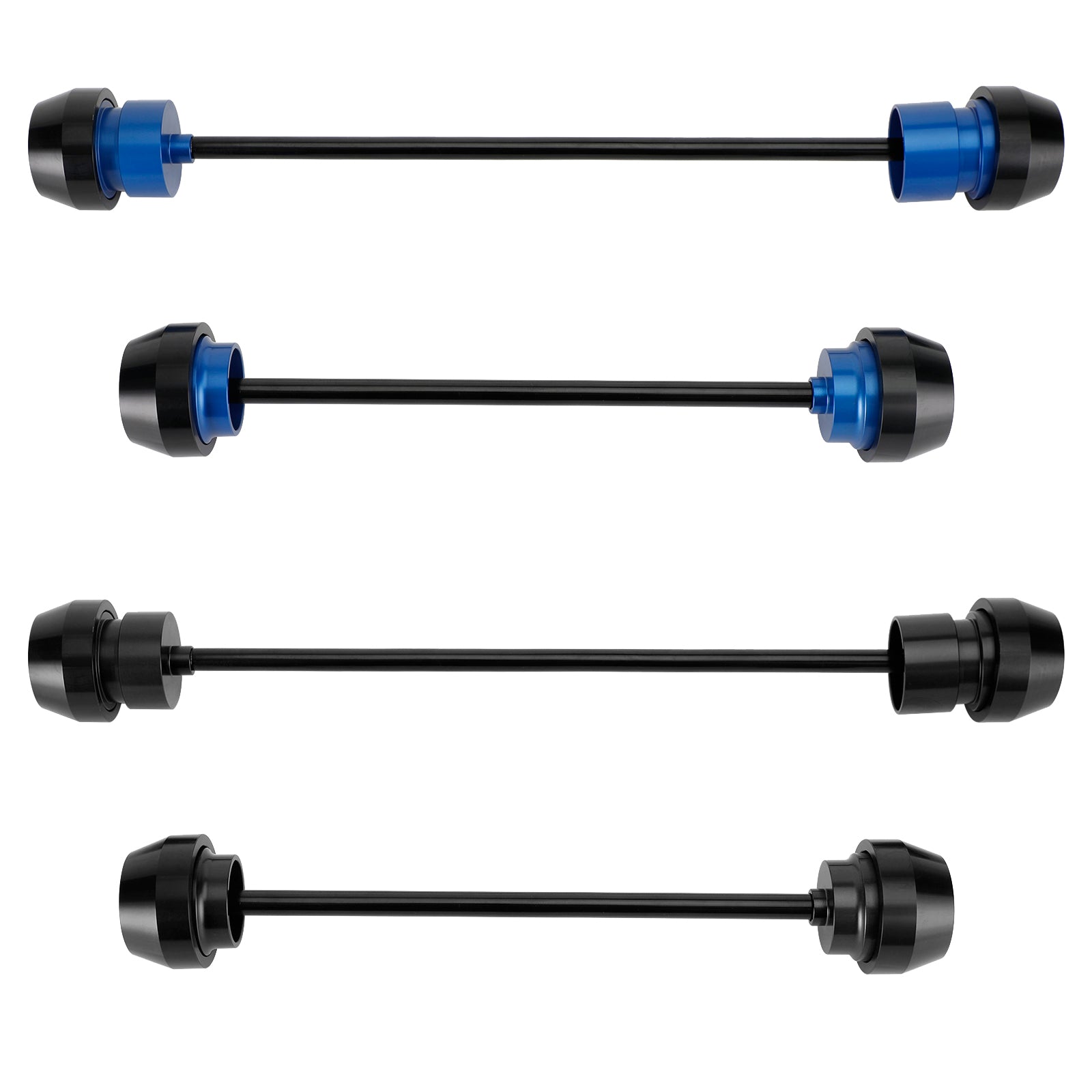 As Slider Wielbeschermer Voor Achter Cnc Fit Voor Yamaha Yzf-R7 21-23 22 Blauw