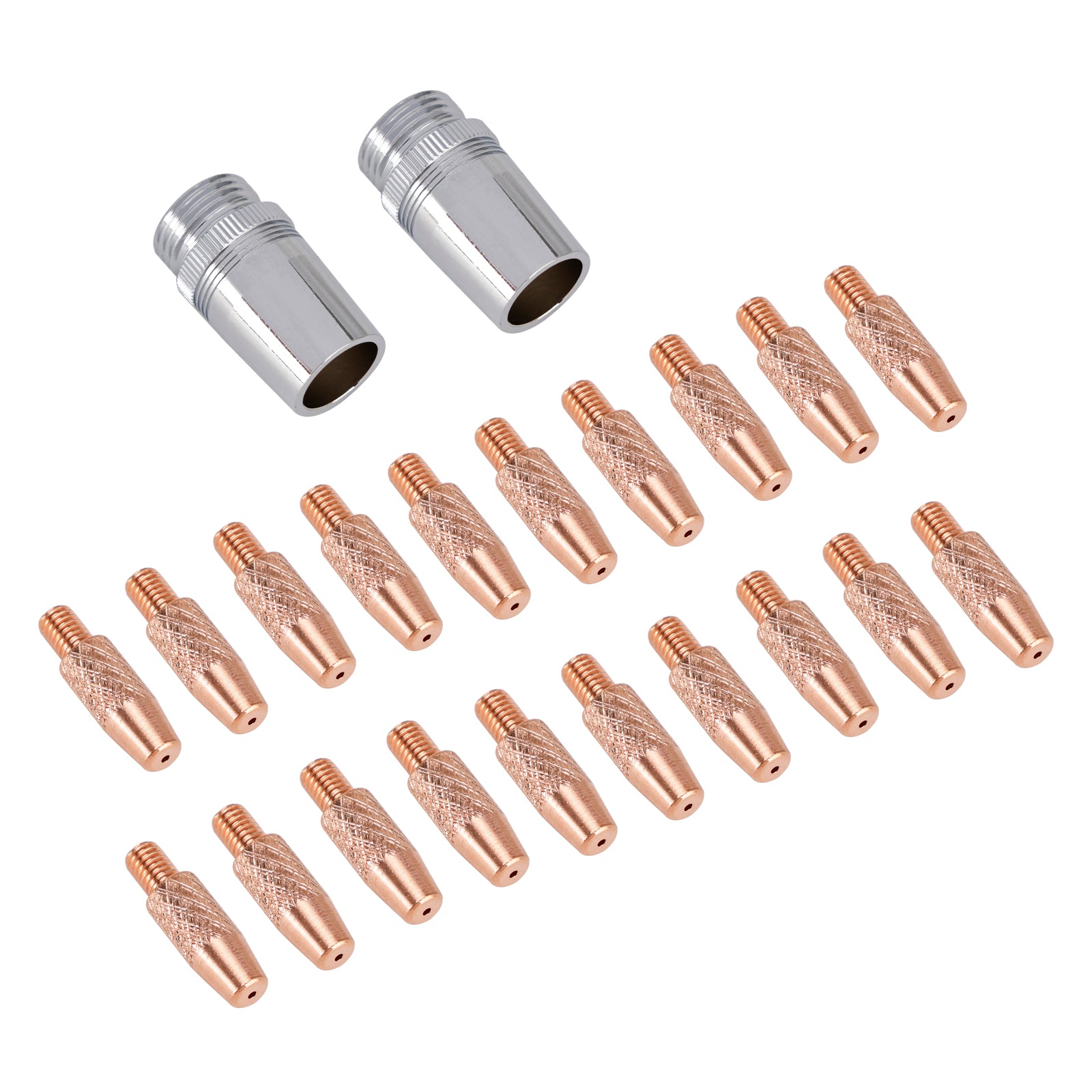 20 X contacttips 2 X mondstuk 186405 voor Miller Spoolmate 100/185/3035 Spool Gun