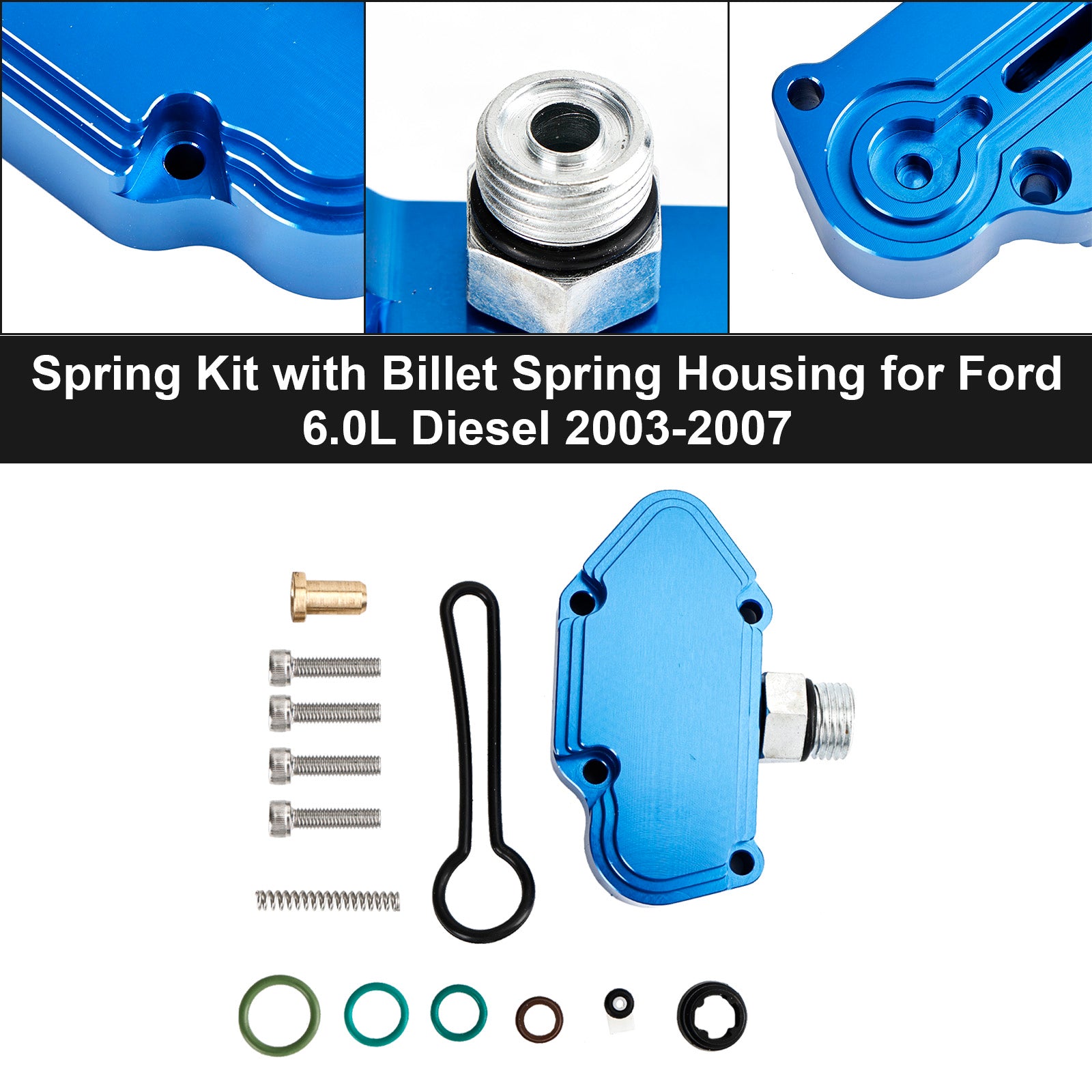 Spring Kit with Billet Spring Housing for Ford 6.0L Diesel 2003-2007