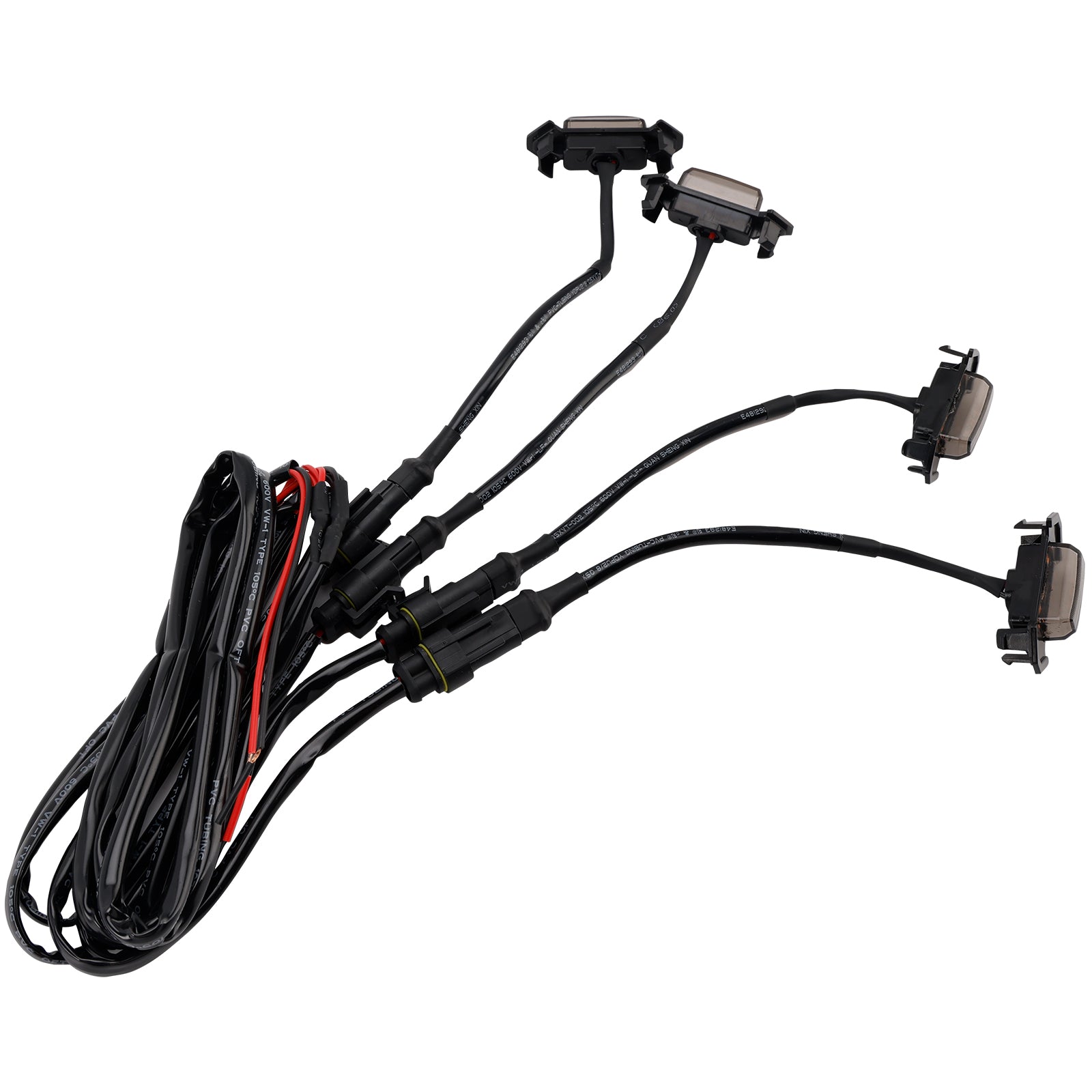 Kit de luces LED para parrilla delantera con luz ámbar y lente ahumada para Toyota Tacoma 2016-2023