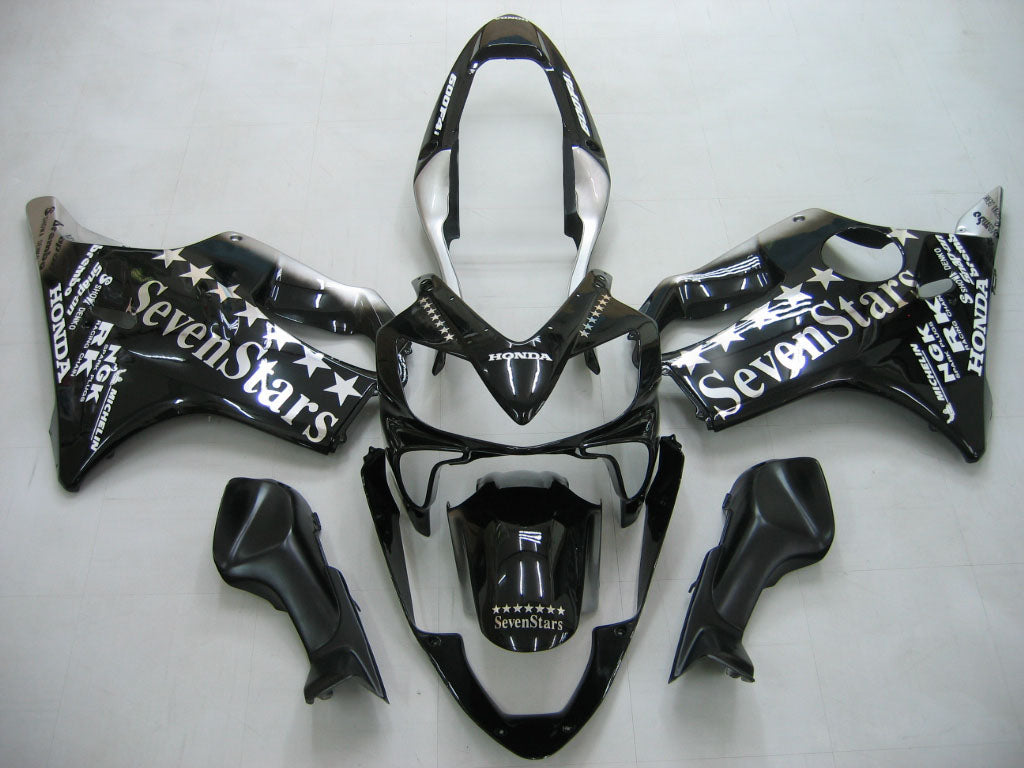 2004-2007 Honda CBR 600 F4i Carénages SevenStars Racing noirs génériques