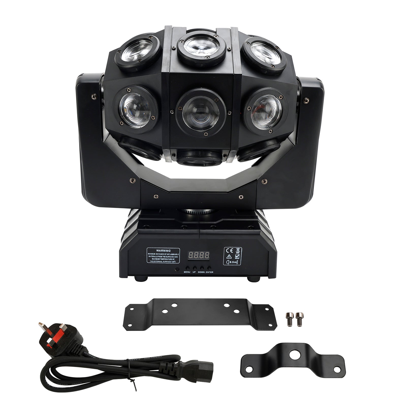 180W rörligt huvud 18 LED roterande stråle DMX scenljus RGBW DJ Disco Party Effect