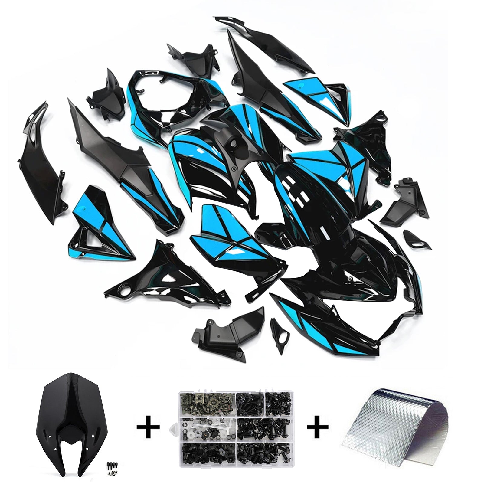 2013-2018 Kawasaki Z800 Injection Fairing Kit Bodywork Plastic ABS