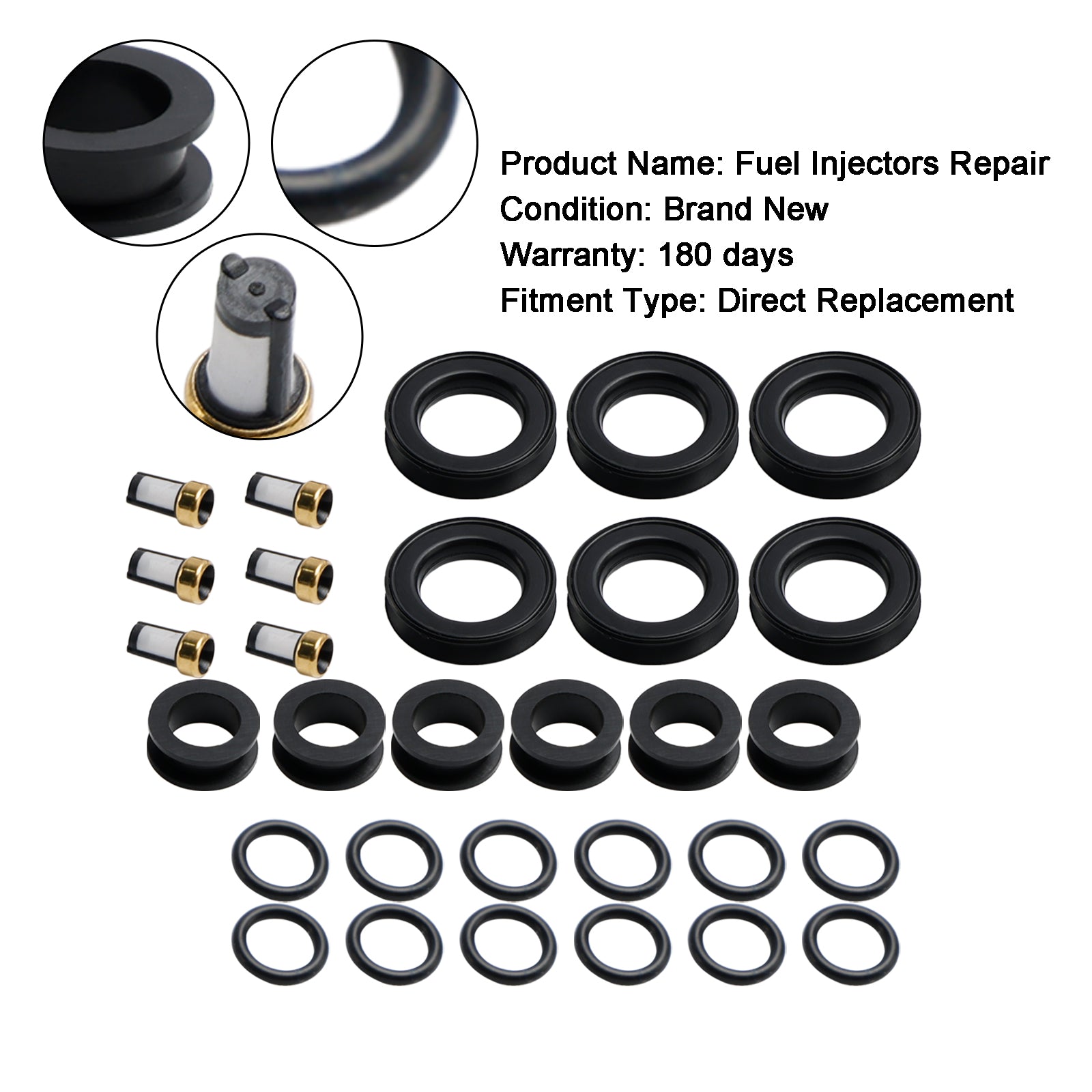 Fuel Injector Repair Kit Fit Toyota Supra Fit Lexus SC300 IS300 3.0 98-05